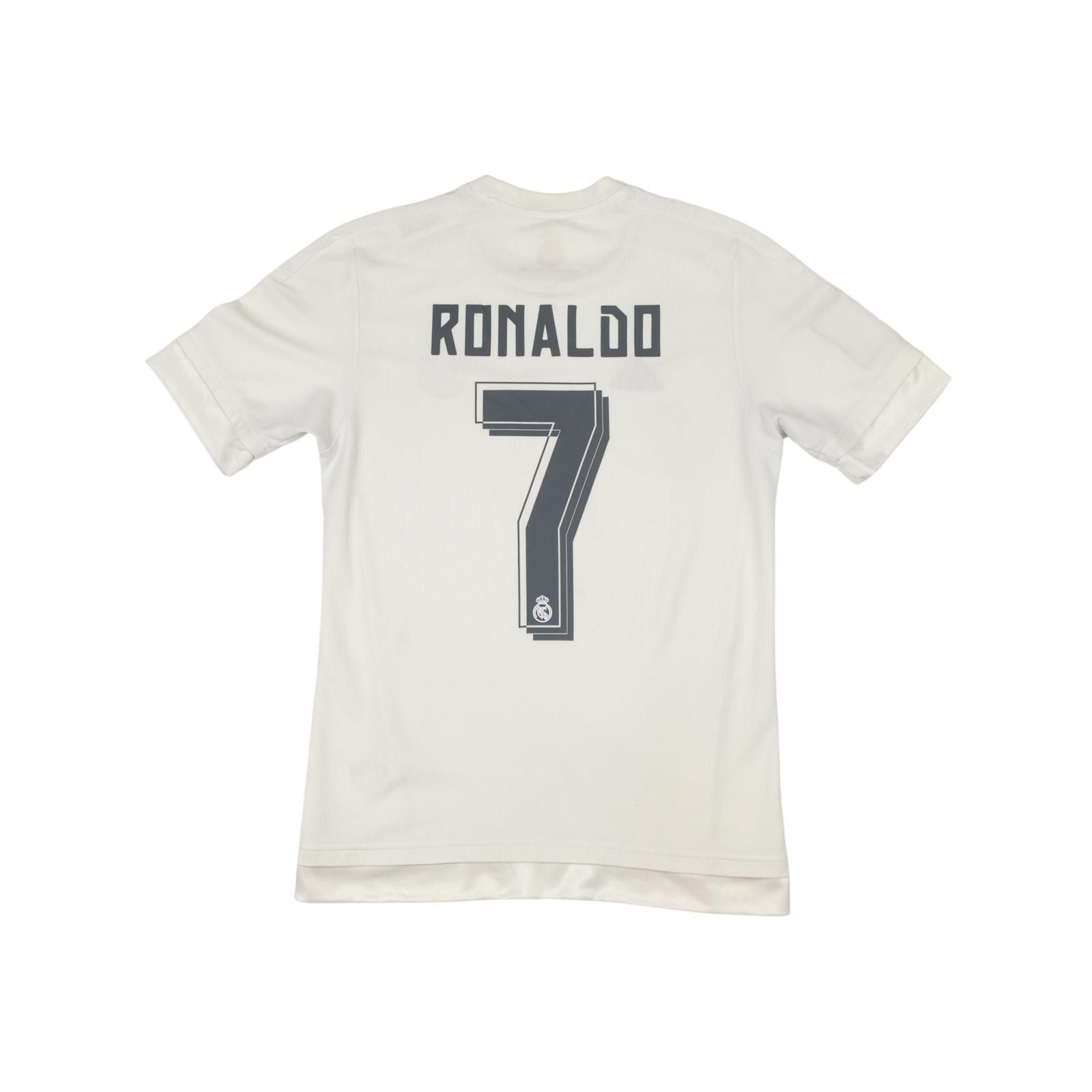 Adidas 2015/16 Real Madrid Home Shirt Ronaldo (S) Size US S / EU 44-46 / 1 - 1 Thumbnail