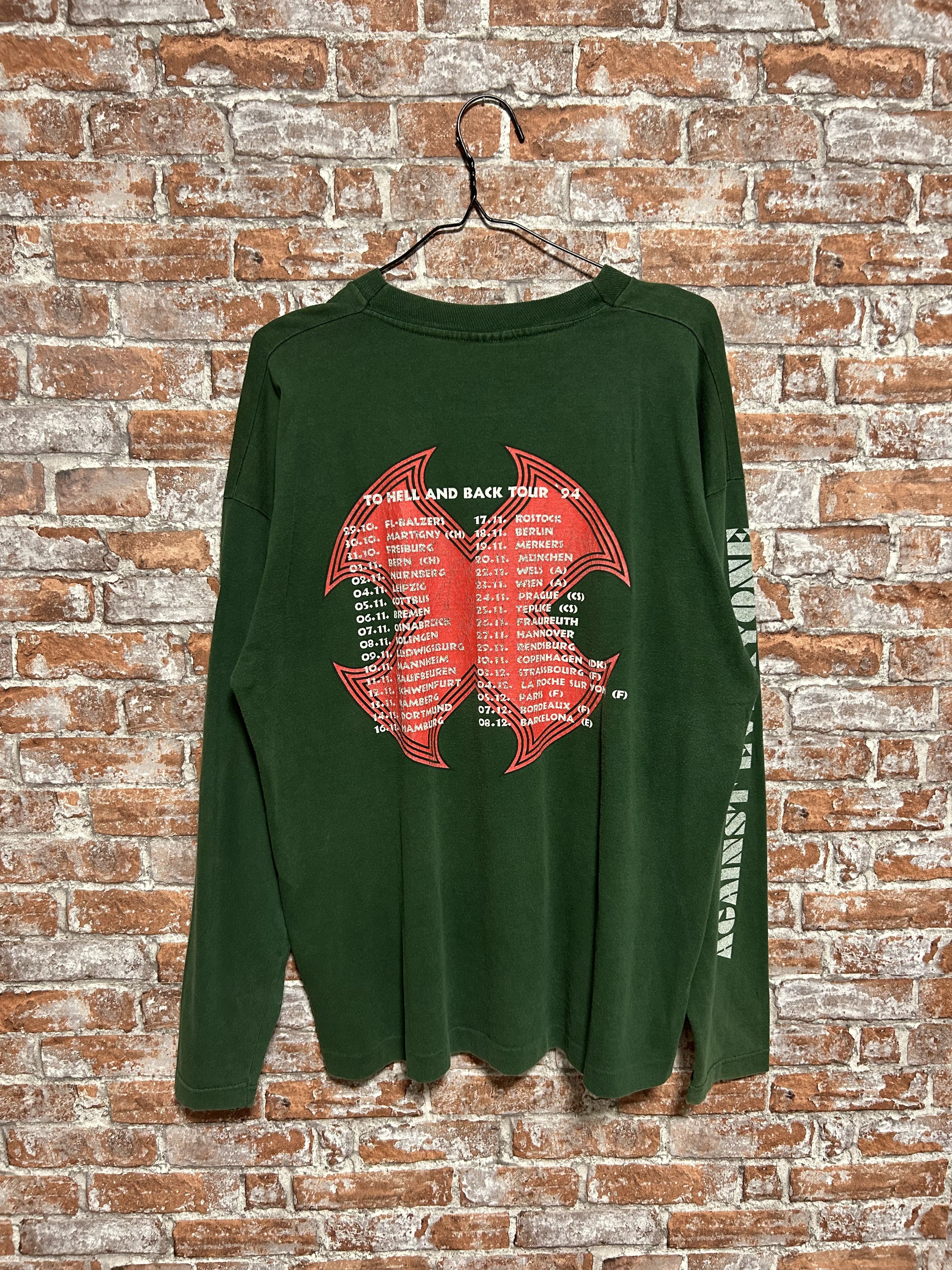 Band Tees Vintage 1994 Warpath Tour Rock Band Long Sleeve Shirt Size US XL / EU 56 / 4 - 3 Thumbnail