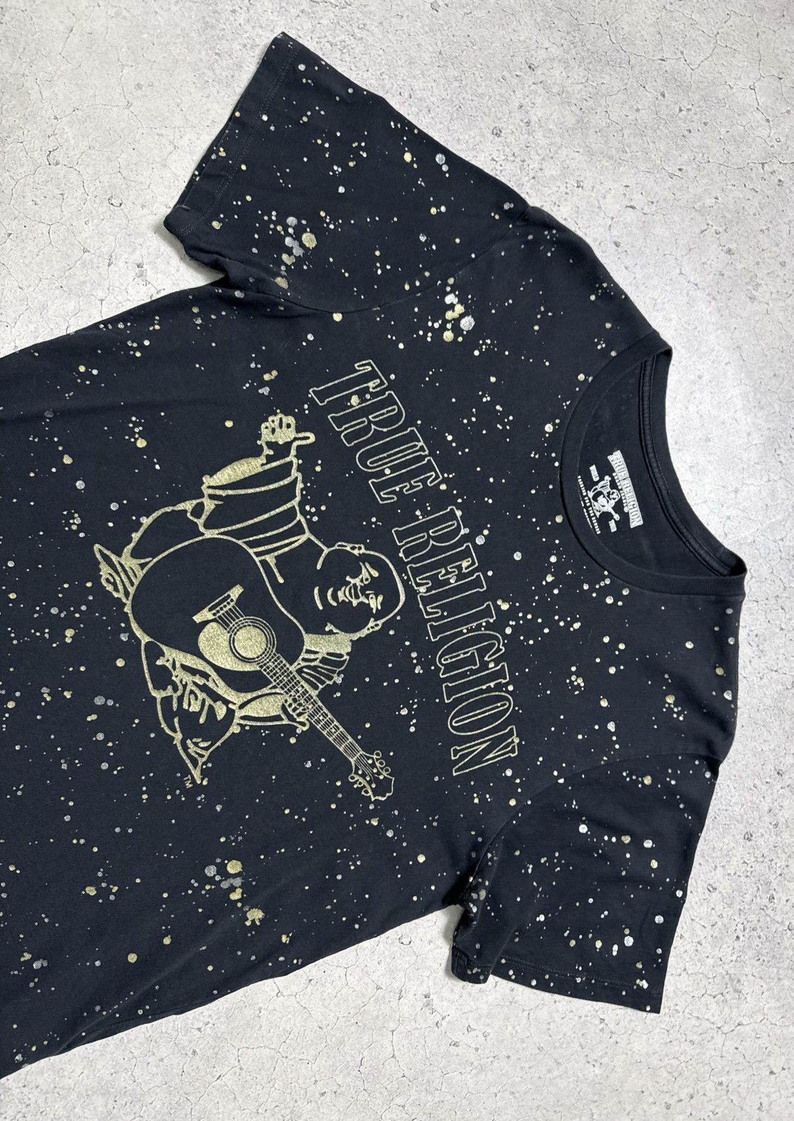 True Religion True Religion Buddha Big Logo Print T-Shirt Size M Size US M / EU 48-50 / 2 - 5 Thumbnail