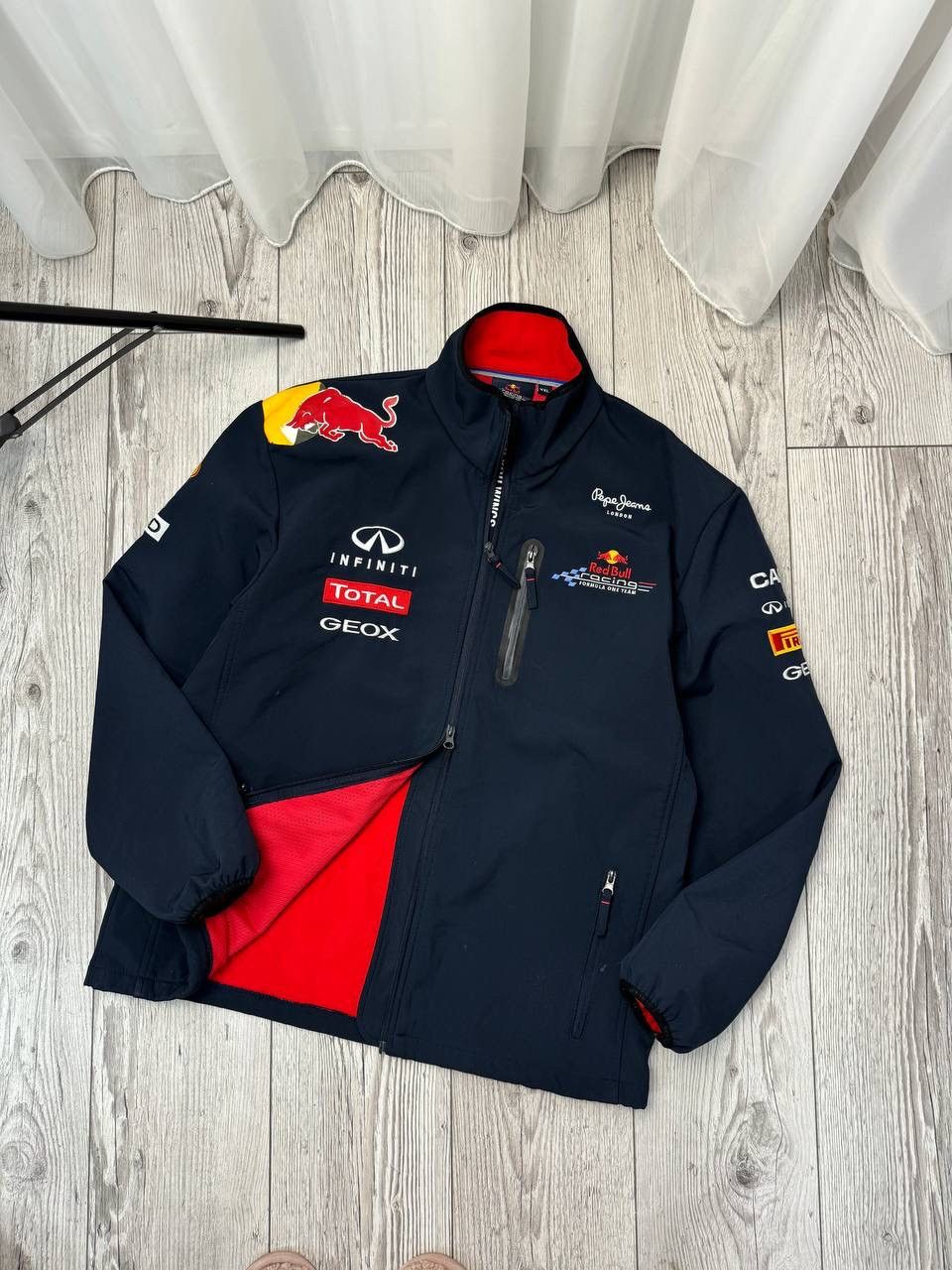 Pepe Jeans Racing Red Bull Pepe jeans Red Bull Infiniti racing Softshell jacket Grailed