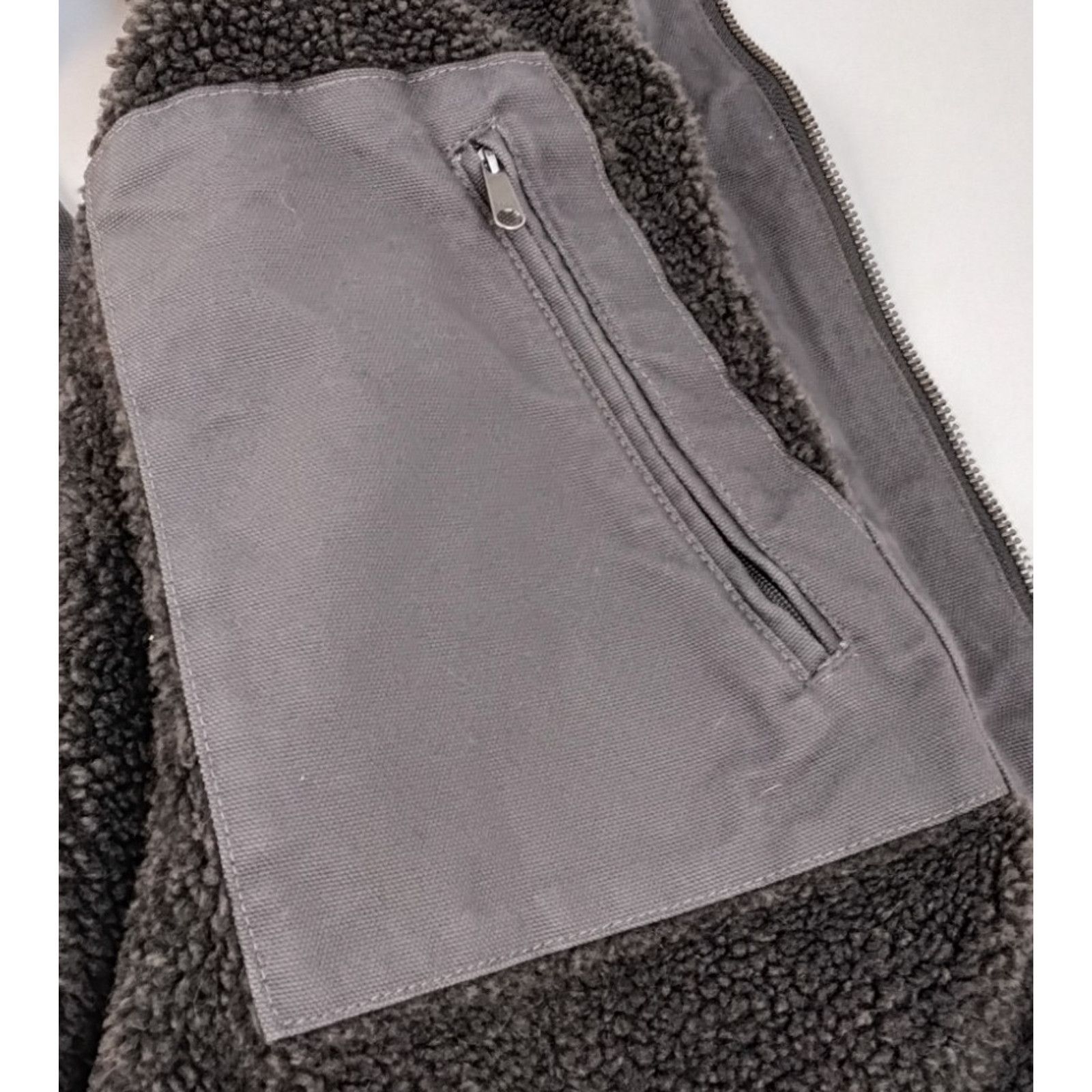 Carhartt Carhartt Canvas Duck Fleece Lined Vest Men's L Gray NWT Size US L / EU 52-54 / 3 - 10 Thumbnail