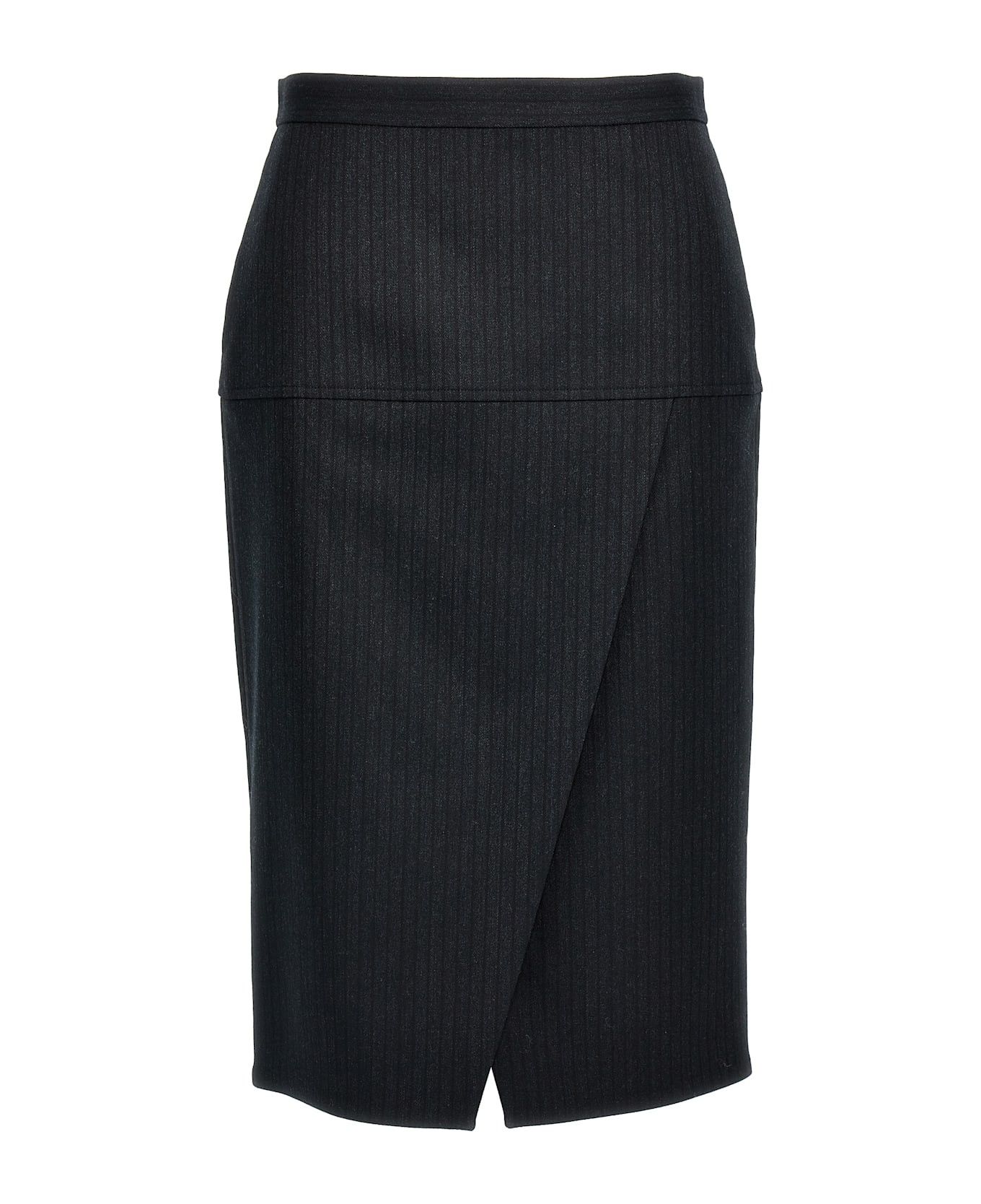 Fendi o1s1wg110326 Skirt in Black Size 30" / US 8 / IT 44 - 1 Thumbnail