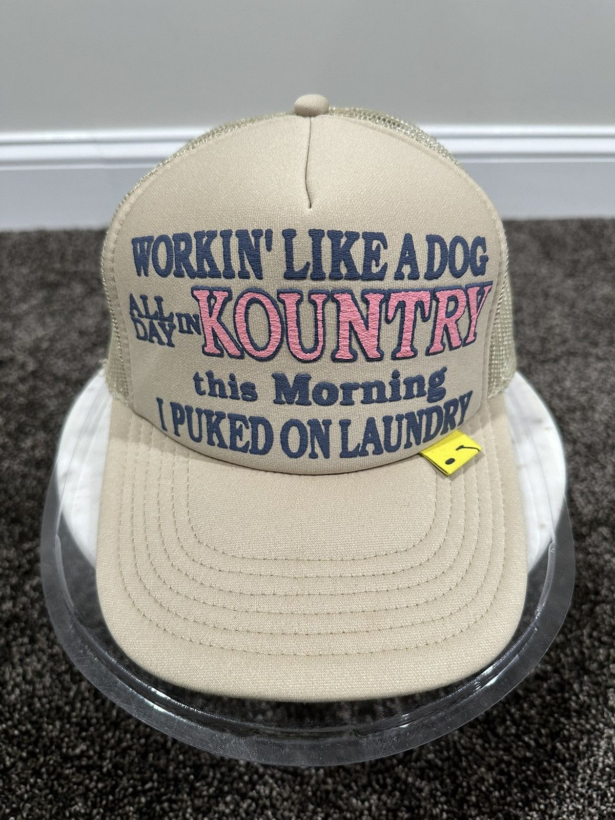 Kapital Kapital Kountry Workin’ Like a Dog Trucker Tan Hat 2020 Size ONE SIZE - 4 Thumbnail