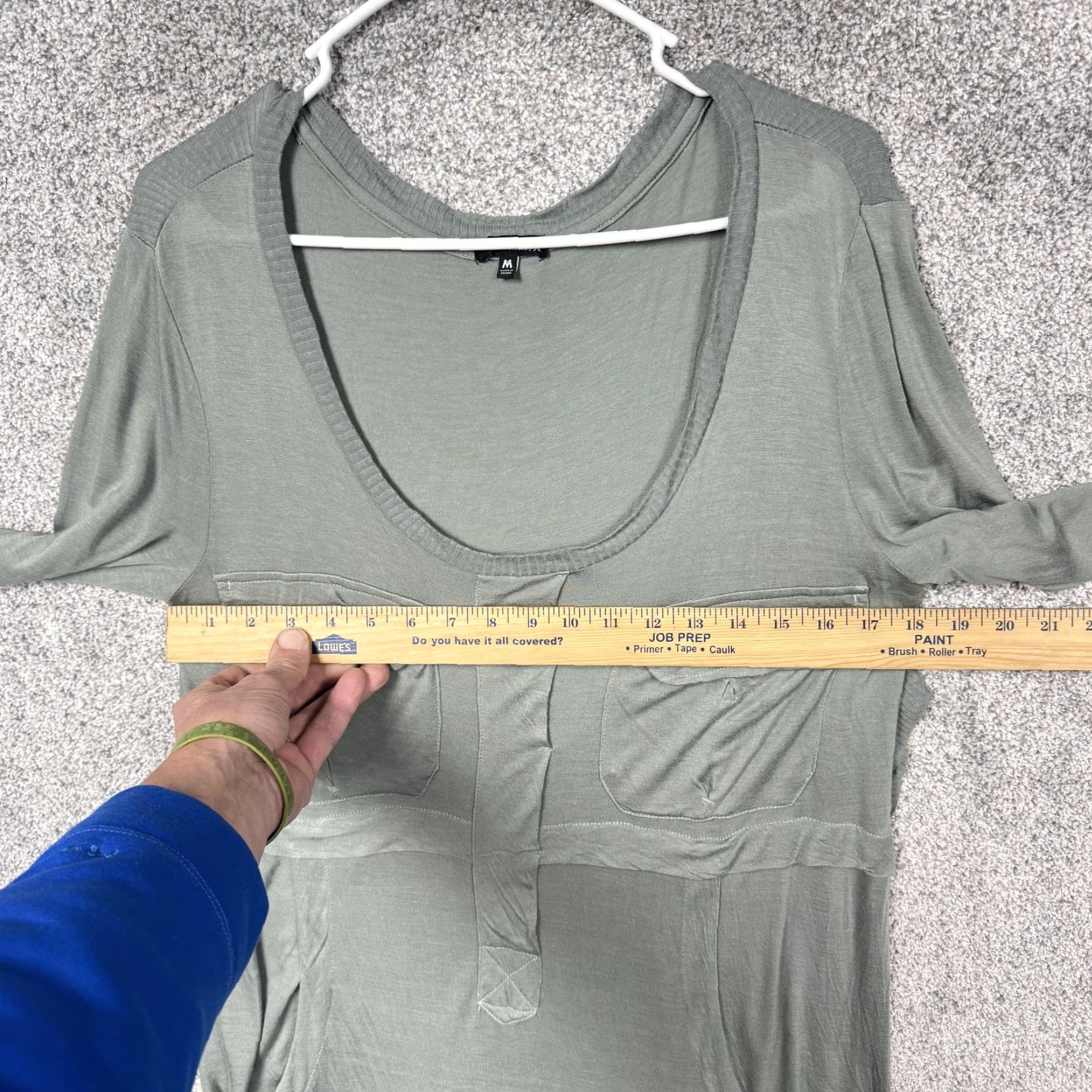 Hurley Hurley Shirt Dress Medium Hi Low Military Boho Industrial Gorpcore Skater Grunge Size M / US 6-8 / IT 42-44 - 3 Thumbnail