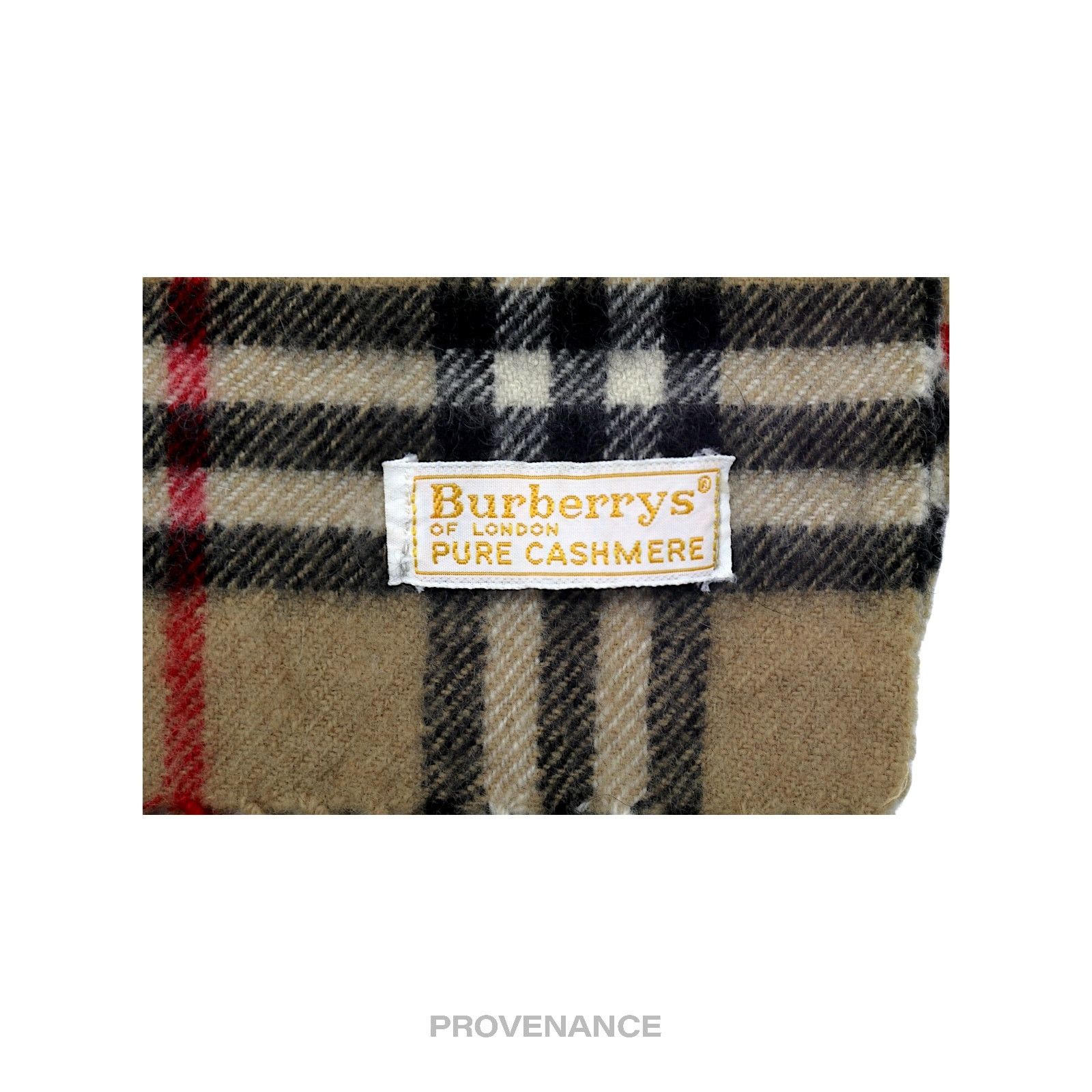 Burberry 🔴 Burberry Scarf - PURE CASHMERE Nova Check Size ONE SIZE - 6 Thumbnail