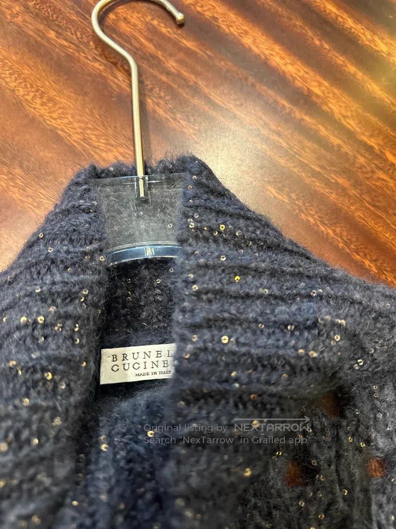 Brunello Cucinelli Brunello Cucinelli Sequin Sweater Size XS / US 0-2 / IT 36-38 - 5 Thumbnail
