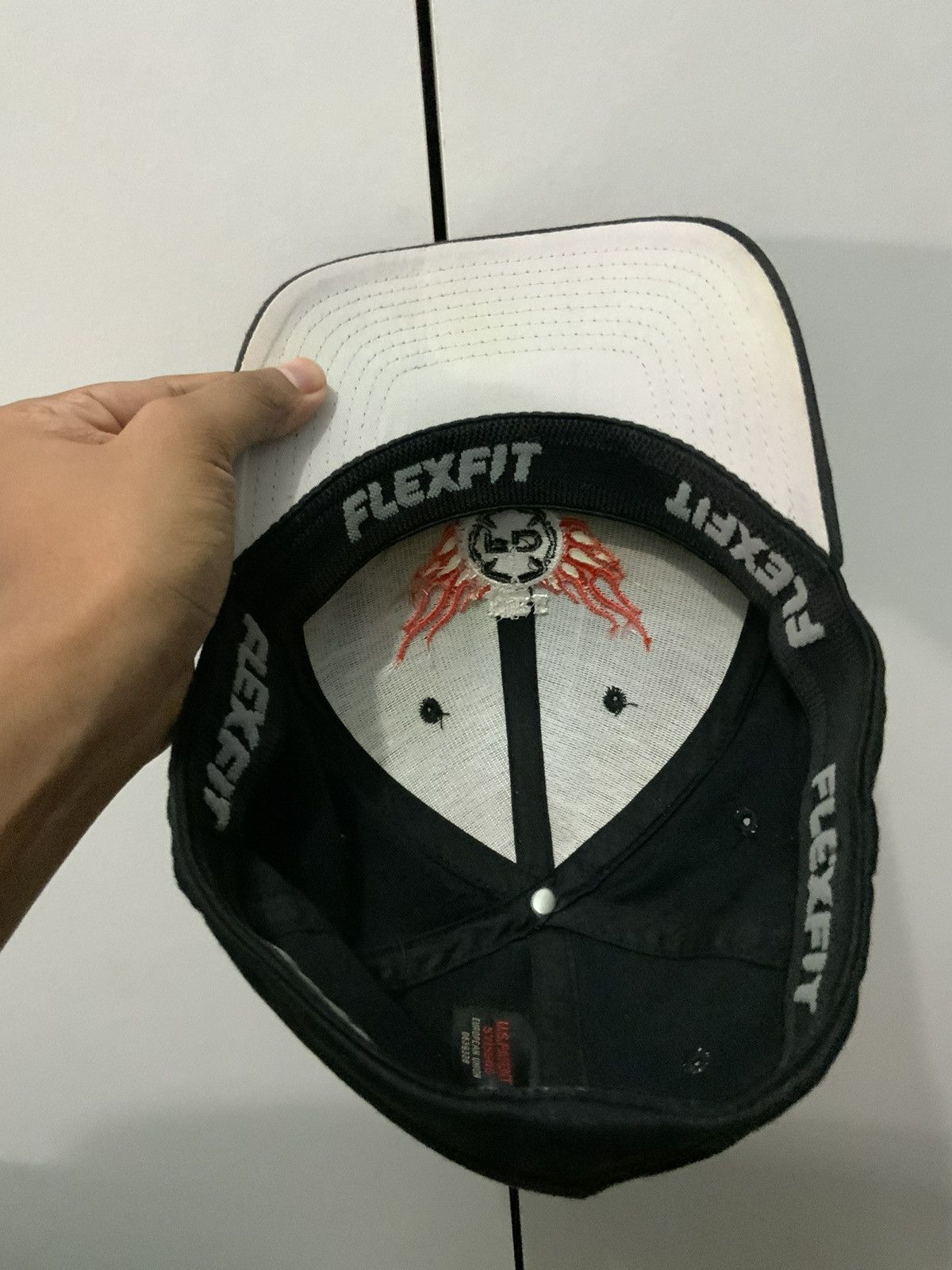 Japanese Brand Fire Racing Embroidered Fitted Hat Size ONE SIZE - 8 Thumbnail