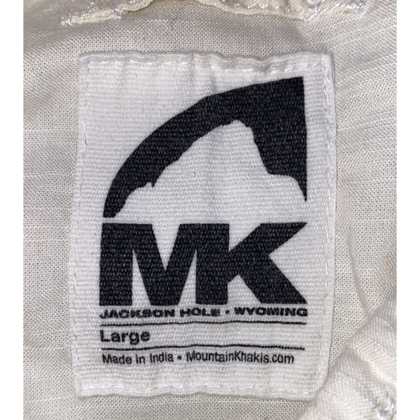 Mountain Khakis Mountain Khakis Shirt Men L Beige Short Sleeve Button-Front Collared 100% Cotton Regular Fit Size US L / EU 52-54 / 3 - 5 Thumbnail