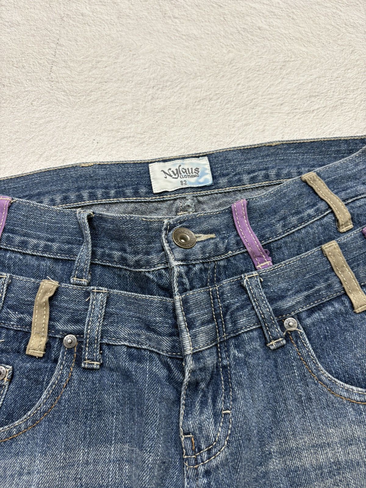 Hysteric Glamour 2000s Nylus japan double waist Jorts denim Y2k style Size US 30 / EU 46 - 3 Thumbnail