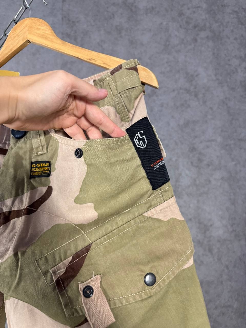 G-Star G Star camo designer vintage cargo pants Size US 30 / EU 46 - 6 Thumbnail