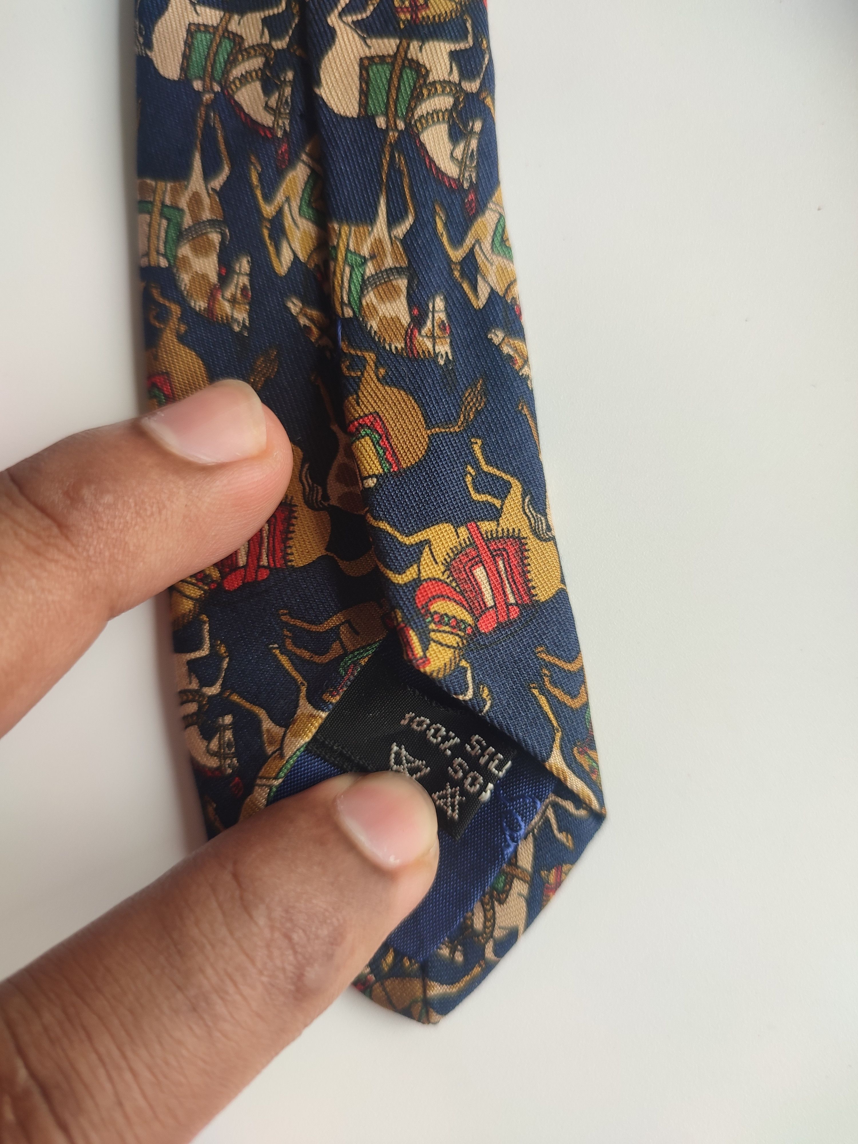 Salvatore Ferragamo SALVATORE FERRAGAMO VINTAGE NECK TIE Size ONE SIZE - 3 Thumbnail