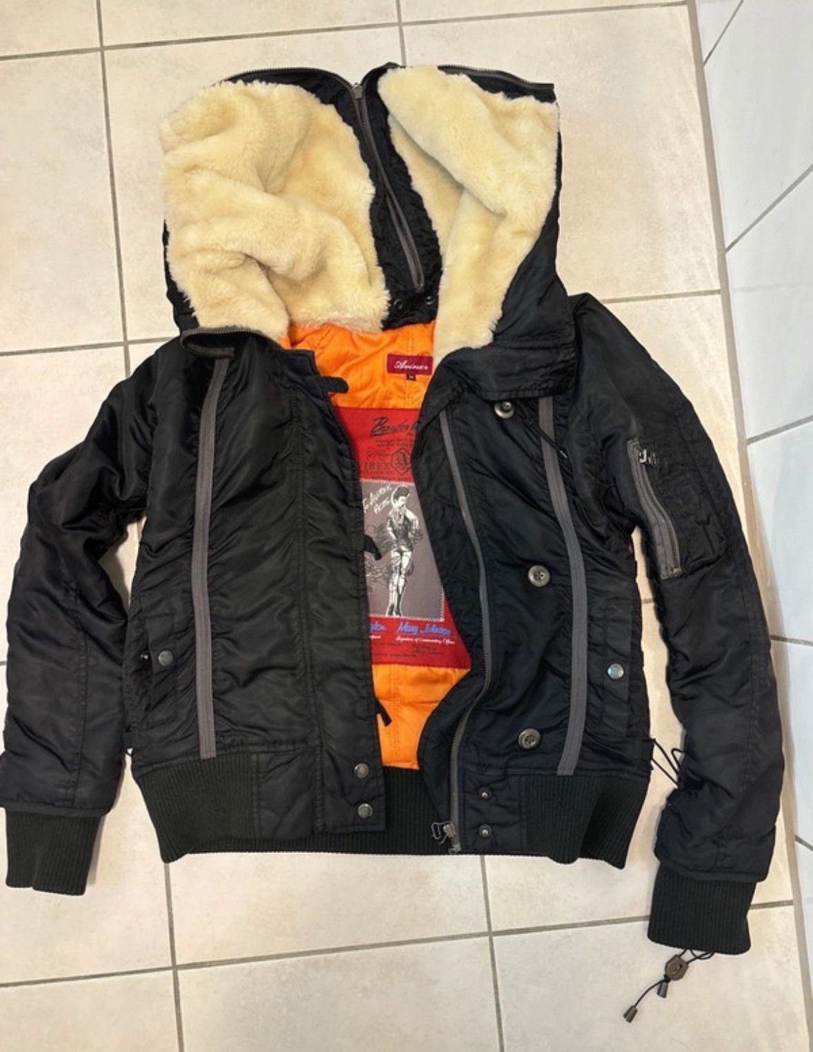 Avirex Avirex black bomber jacket Size US M / EU 48-50 / 2 - 1 Thumbnail