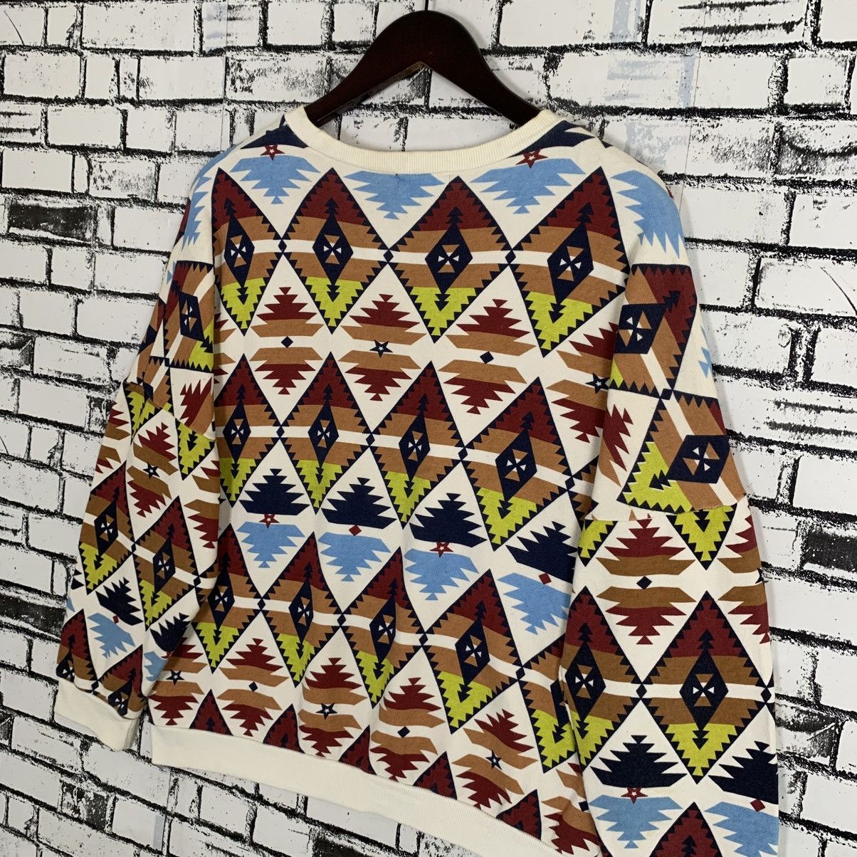 Designer × Native × Vintage Japanese Brand ANAP Native Navajo Full Print Sweatshirt Size M / US 6-8 / IT 42-44 - 7 Thumbnail