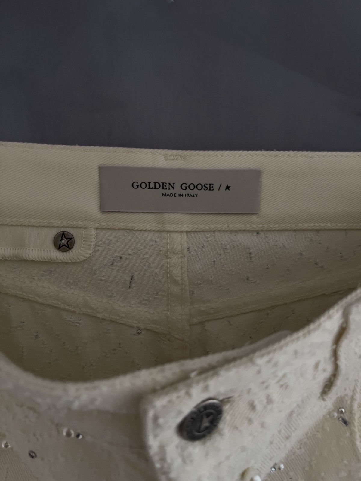 Golden Goose Jean in cotton wide cut golden goose Size 26" / US 2 / IT 38 - 8 Thumbnail