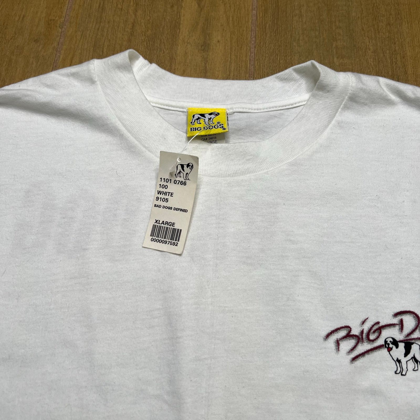 Vintage Vintage 90s Bad Dog Tshirt Mens Size XL NWT dead stock boho Size US XL / EU 56 / 4 - 10 Thumbnail