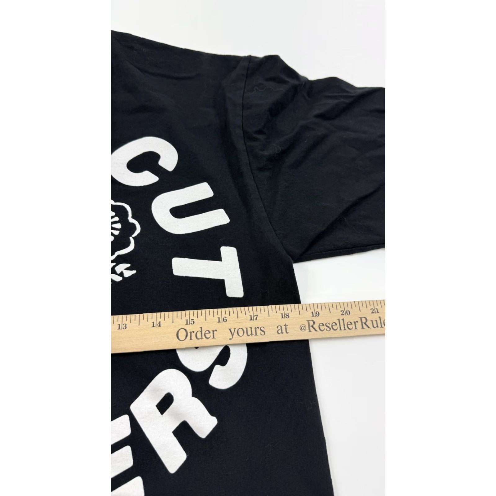 Vintage FRESH CUT FLOWERS Shirt Mens Small Black Graphic Tee Floral Print Streetwear Skate Crew Neck Short Sleeve - Adult Small Mens Size US S / EU 44-46 / 1 - 7 Thumbnail