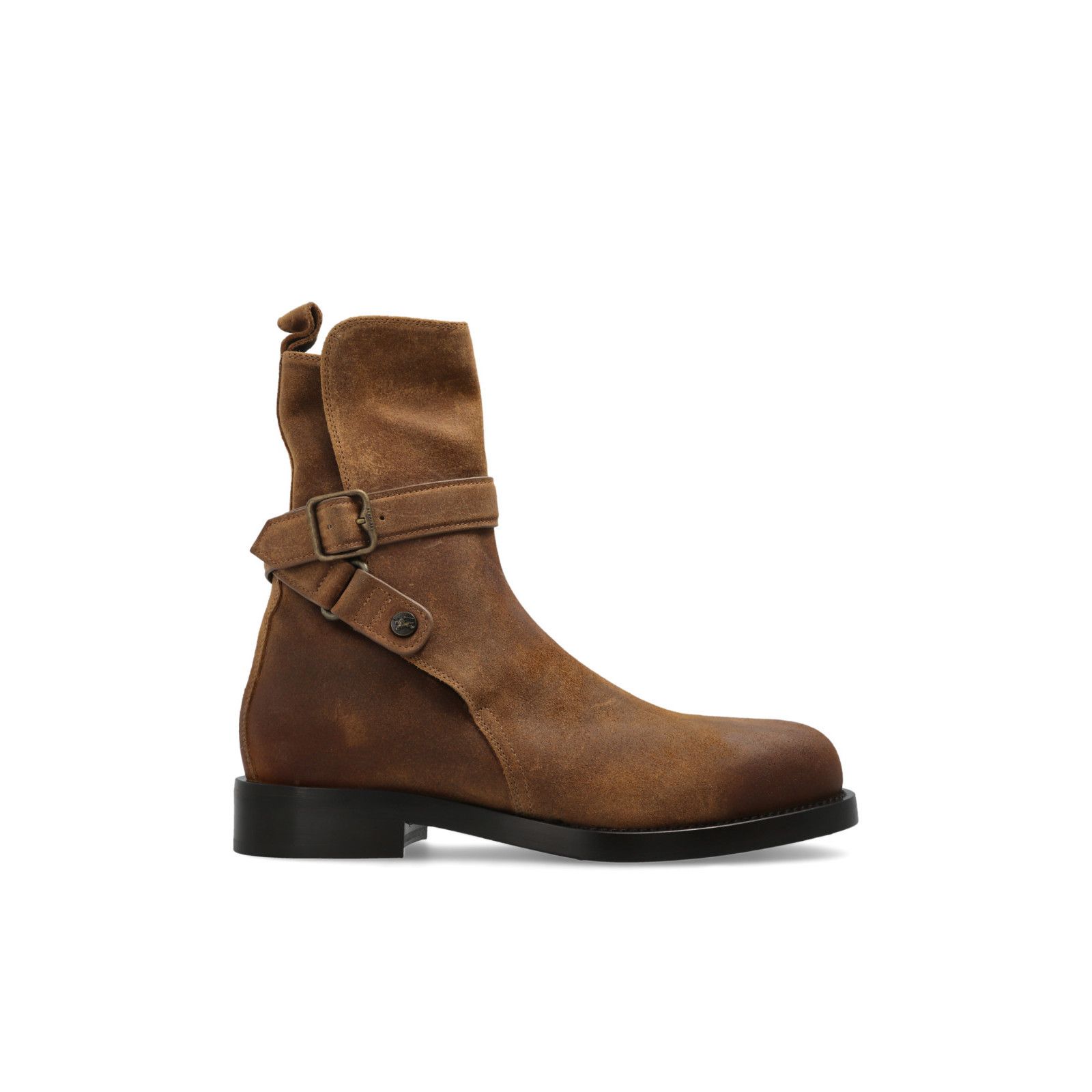 Burberry Brown Suede Ankle Boots New And Authentic (Men's si