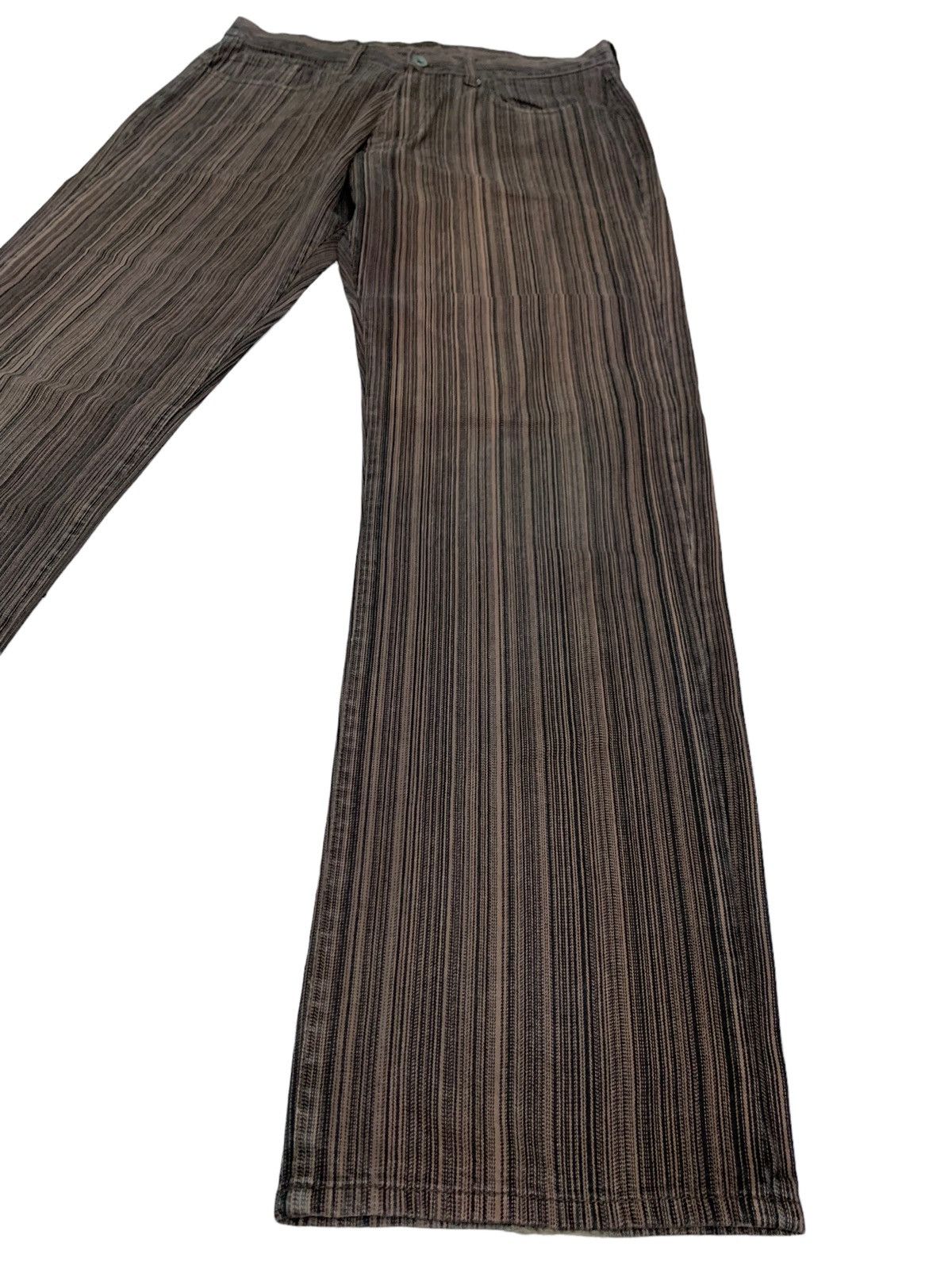 Japanese Brand 🔥Rare Vintage Stripes Trouser Japanese Brand Size US 32 / EU 48 - 1 Thumbnail