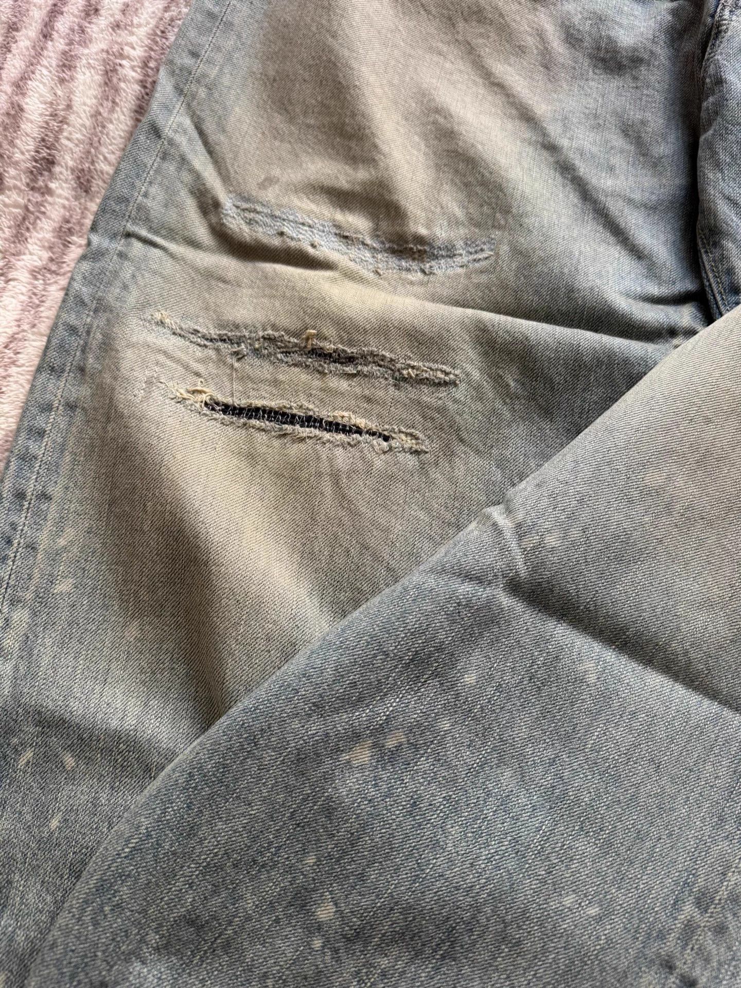 A.PRESSE A.PRESSE NO.37 Washed Wide Denim Pants 25AW W36 Size US 36 / EU 52 - 2 Thumbnail