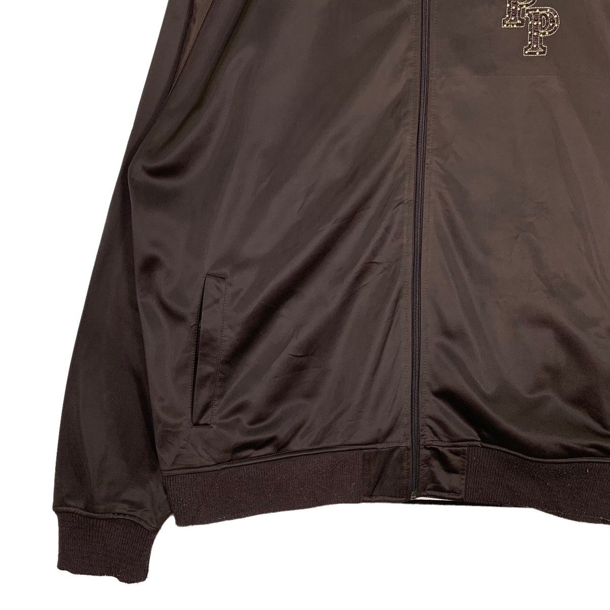 Japanese Brand PELLEPELLE MARCBUCHANAN Big Logo Sweater Jacket #0104-C6 Size US XXL / EU 58 / 5 - 6 Thumbnail