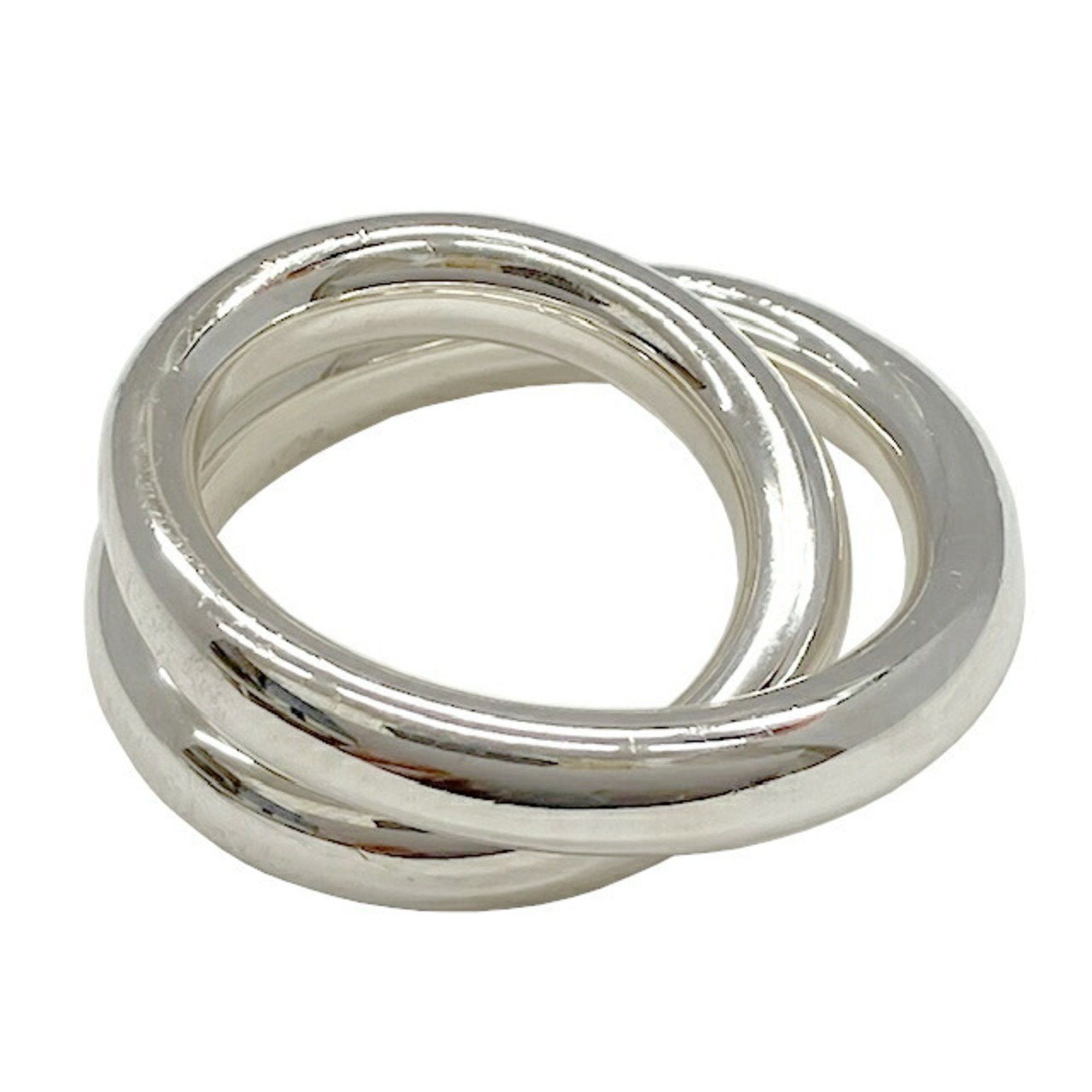 Hermes HERMES Vertige Ring, Size 50, 15.2g, SV925 Silver, for Men and Women Size ONE SIZE - 1 Thumbnail