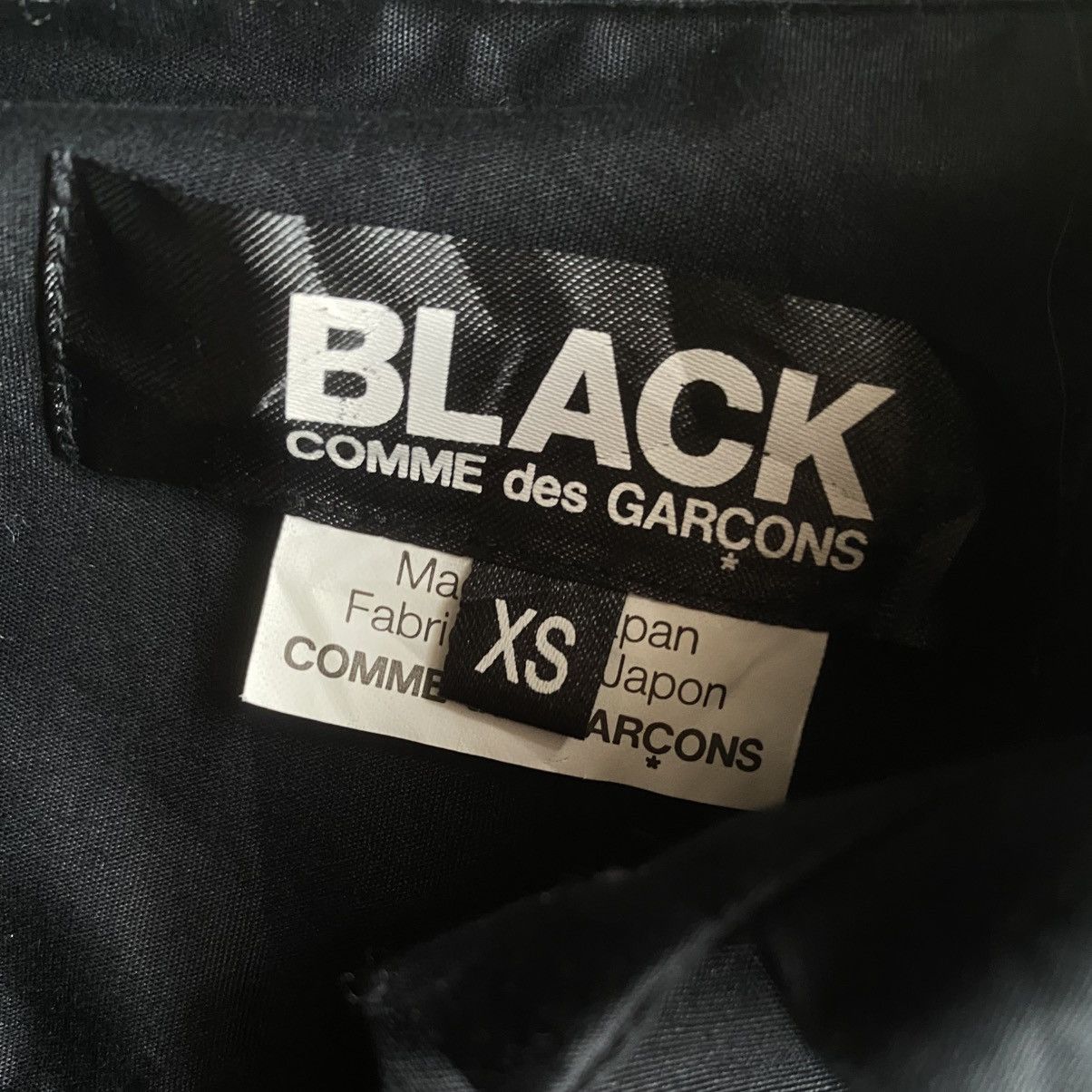 Comme des Garcons Black CDG Curve Hem Shirt Size XS / US 0-2 / IT 36-38 - 5 Thumbnail