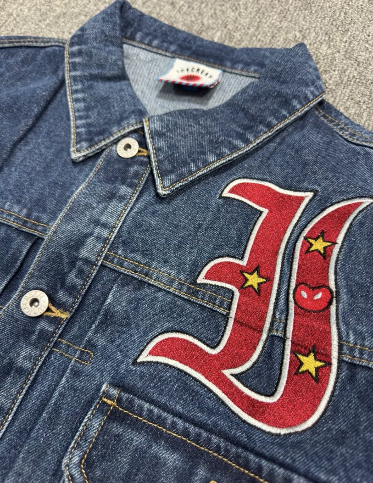 Billionaire Boys Club Embroidered Denim Jacket Billionaire Boys Club Pharrell Size US L / EU 52-54 / 3 - 5 Thumbnail