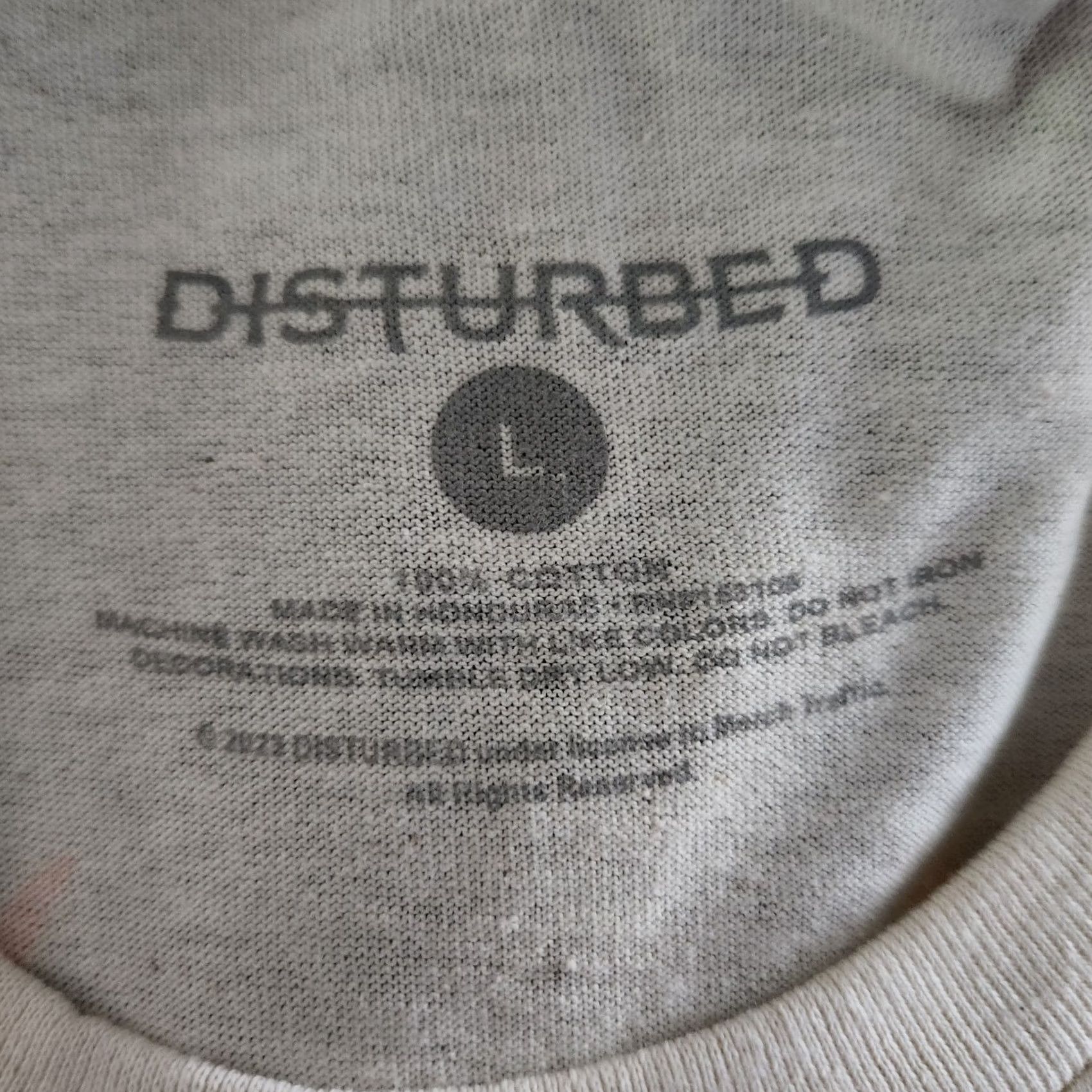 Doublet We Are Disturbed 2023 Tour Shirt Band Tee Double-Sided Rock Metal New L White Mens T-Shirt Size US L / EU 52-54 / 3 - 5 Thumbnail