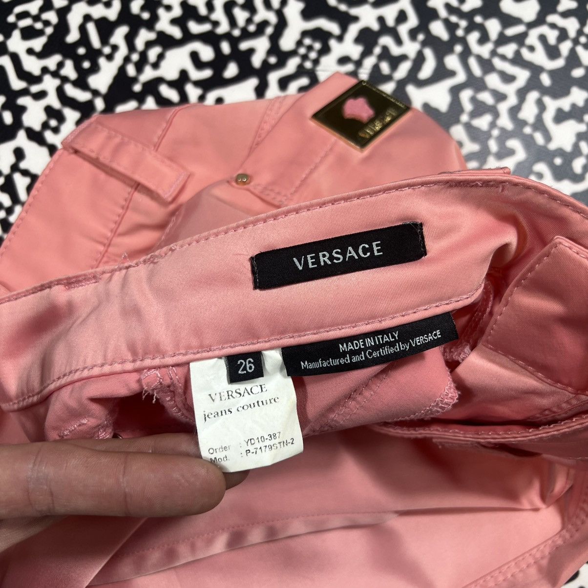 Versace Vintage Y2K Versace Luxury Casual Medusa Logo Pants Size 26" / US 2 / IT 38 - 15 Thumbnail