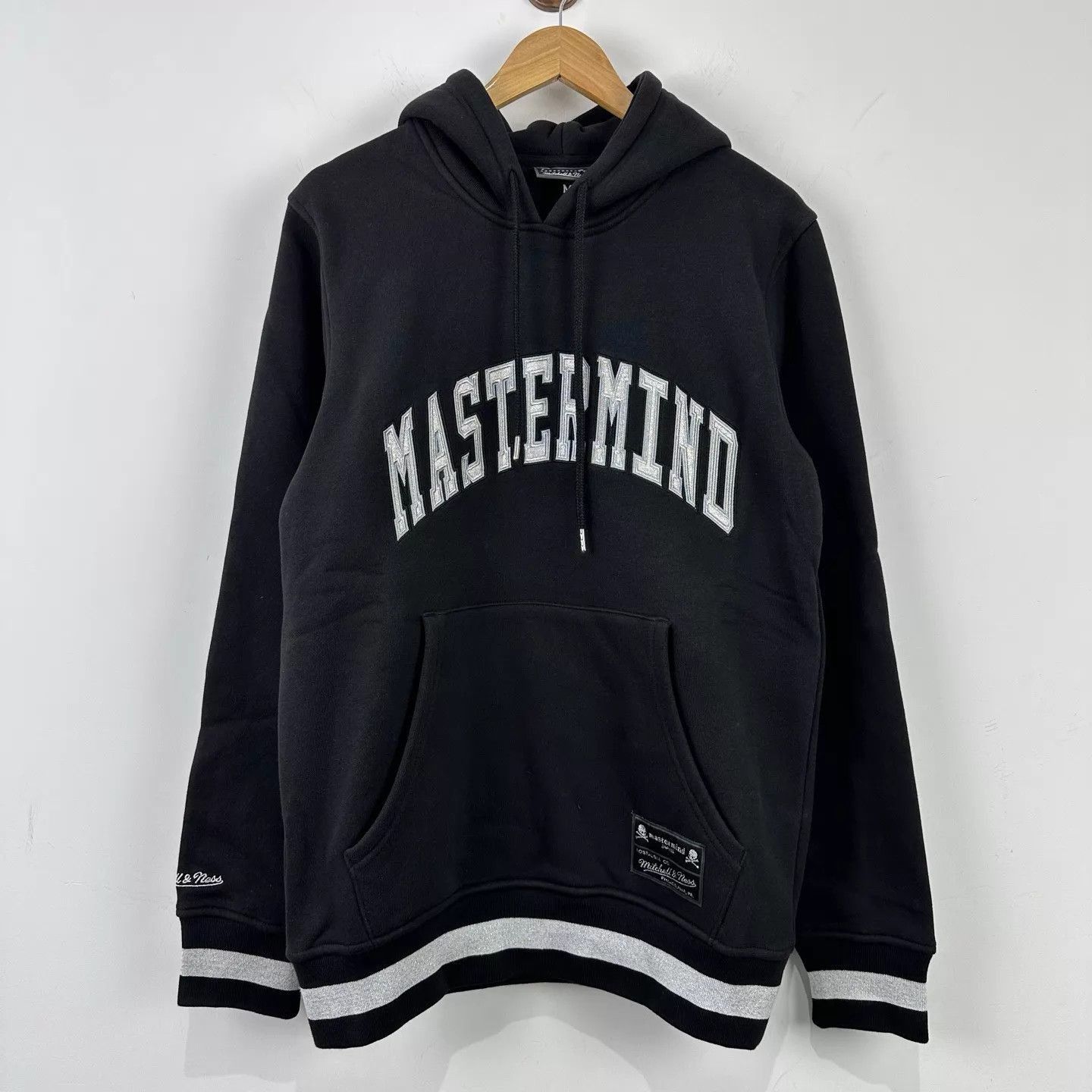 Mastermind Japan Black Hoodie with Embroidered Text - Size M Size US M / EU 48-50 / 2 - 1 Thumbnail