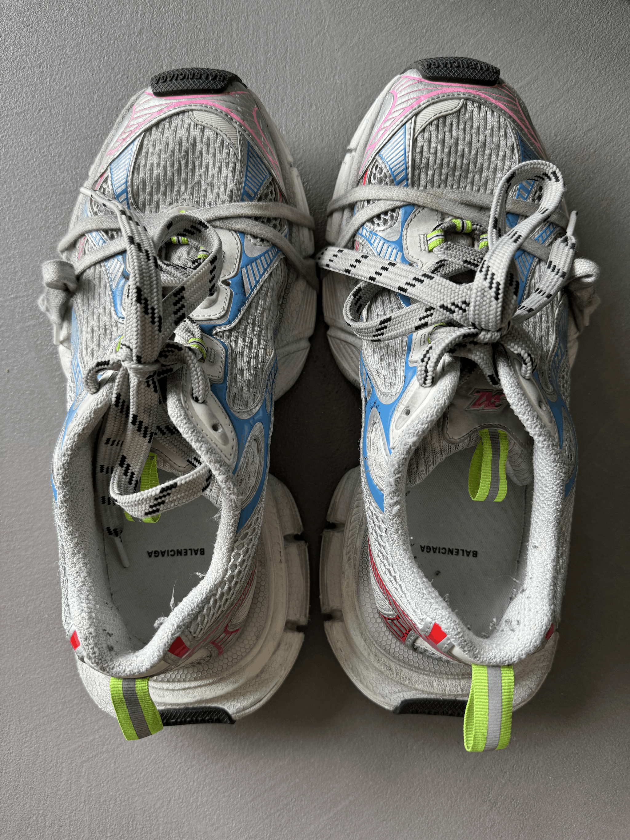 Balenciaga Balenciaga 3XL Sneakers Multicolour Grey Pink Size US 10 / EU 43 - 2 Thumbnail