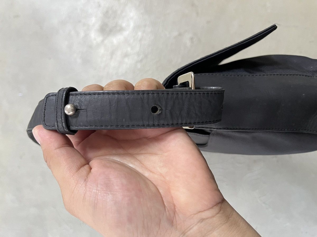 Courreges Courreges Hand Carry Dinner Leather Nylon Bag Size ONE SIZE - 8 Thumbnail