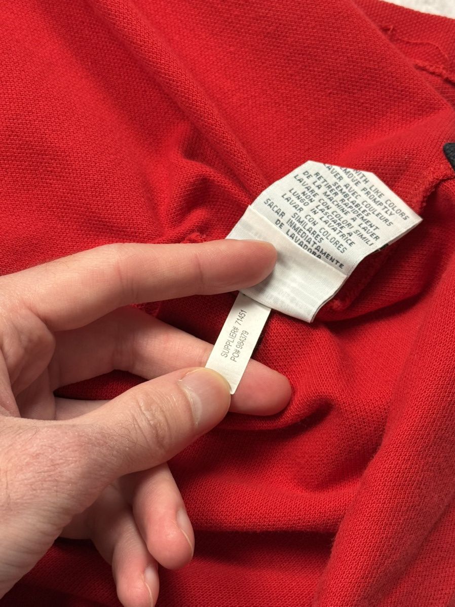 Polo Ralph Lauren Vintage Polo Ralph Lauren Red Spain Espana Polo Shirt Size US XL / EU 56 / 4 - 12 Thumbnail