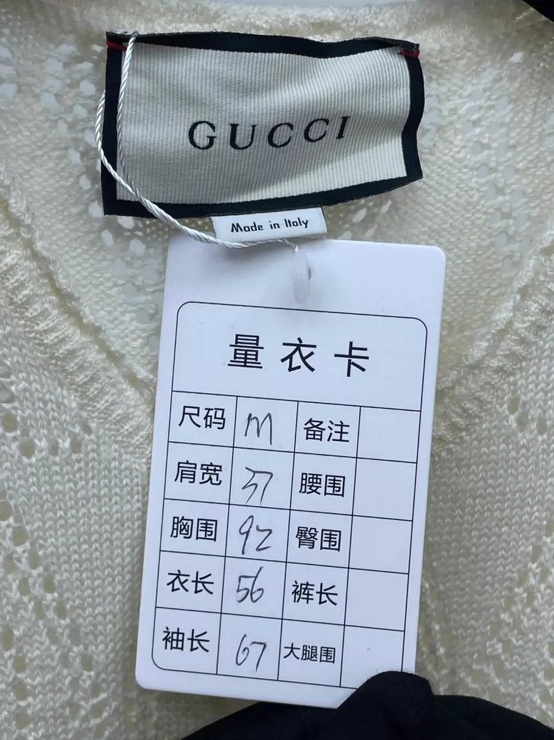 Gucci Gucci Knitted hollow jacquard double G wool cardigan jacket Size M / US 6-8 / IT 42-44 - 7 Thumbnail
