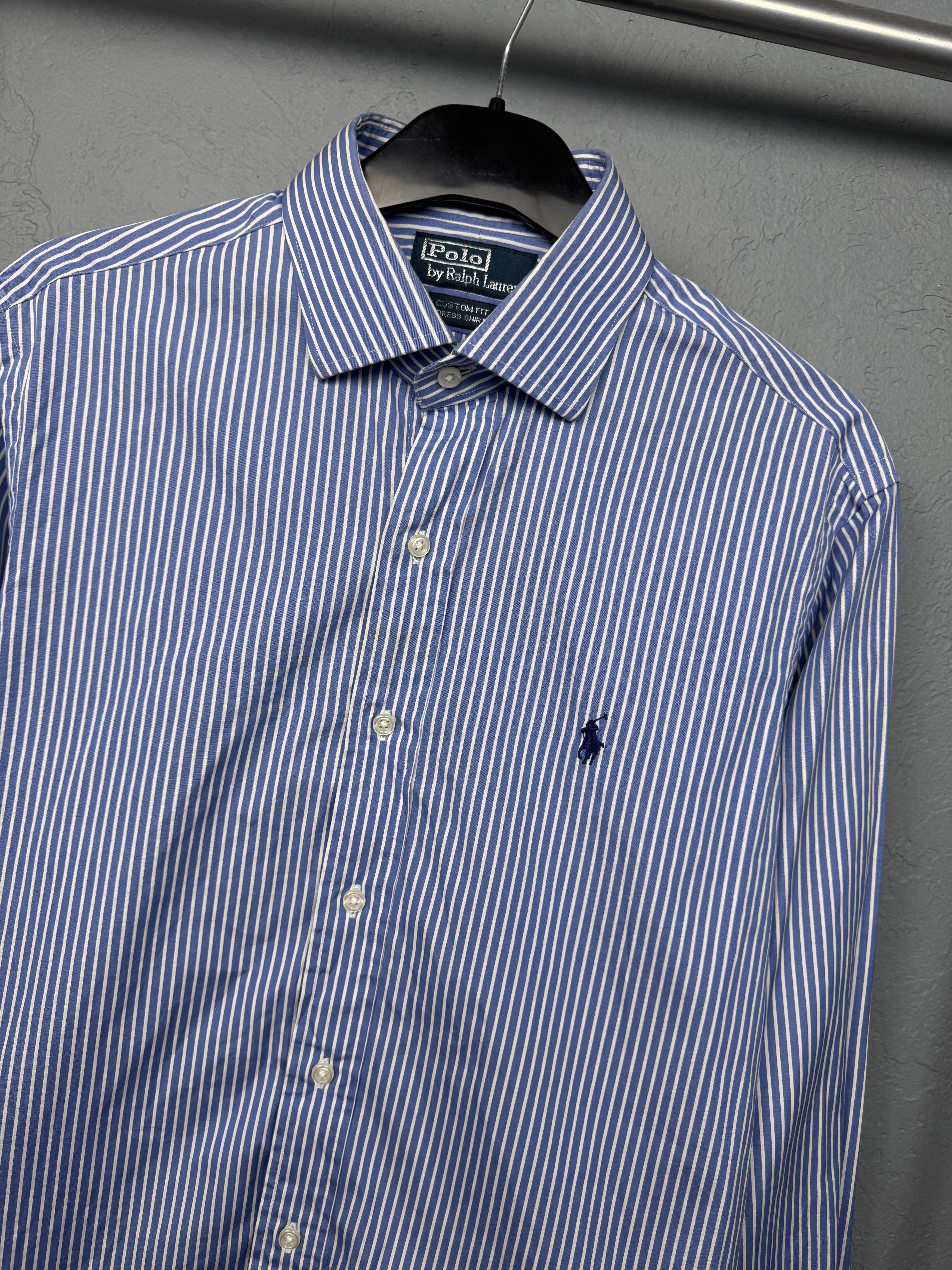 Polo Ralph Lauren Polo Ralph Lauren Vintage Mens Long Sleeve Striped Shirt Size US L / EU 52-54 / 3 - 2 Thumbnail