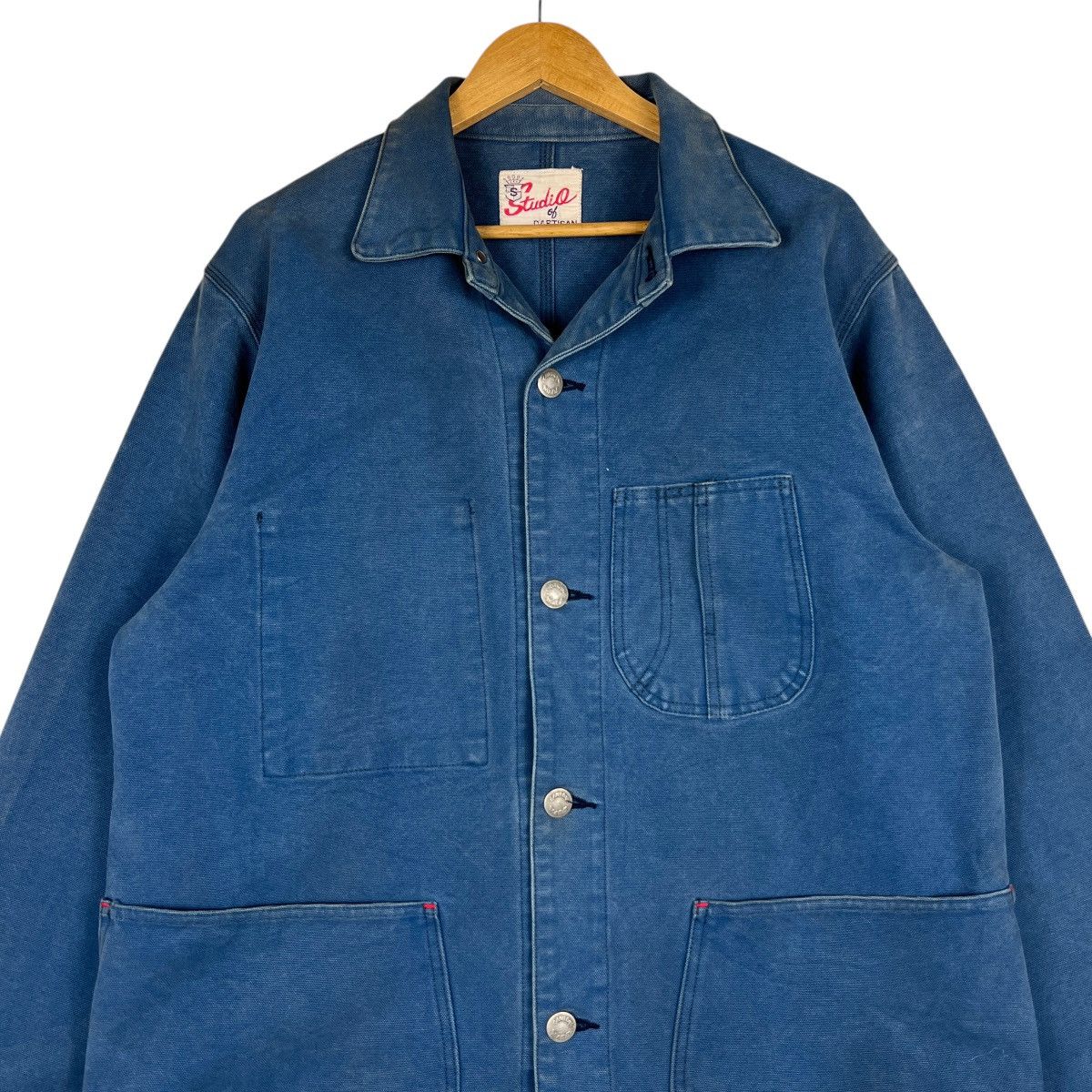 Studio D'Artisan 🔥 VINTAGE STUDIO D ARTISAN DENIM CHORE JACKET MADE IN JAPAN Size US L / EU 52-54 / 3 - 5 Thumbnail