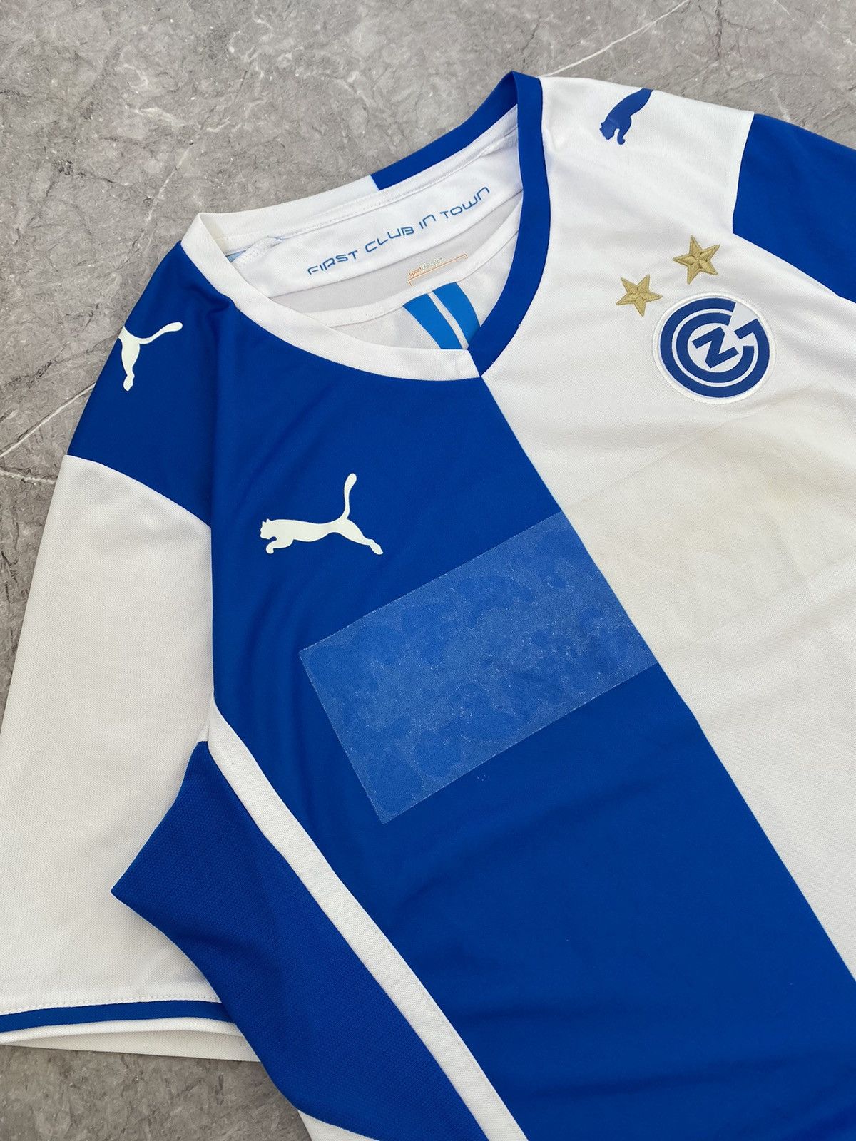 Puma Adidas 2011/2012 Grasshoppers Zurich Home Soccer Jersey Size US L / EU 52-54 / 3 - 3 Thumbnail