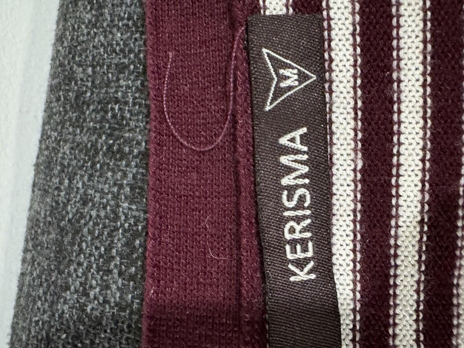 Other Kerisma Burgundy Striped Cardigan V-Neck Button Front Women Size M / US 6-8 / IT 42-44 - 6 Thumbnail