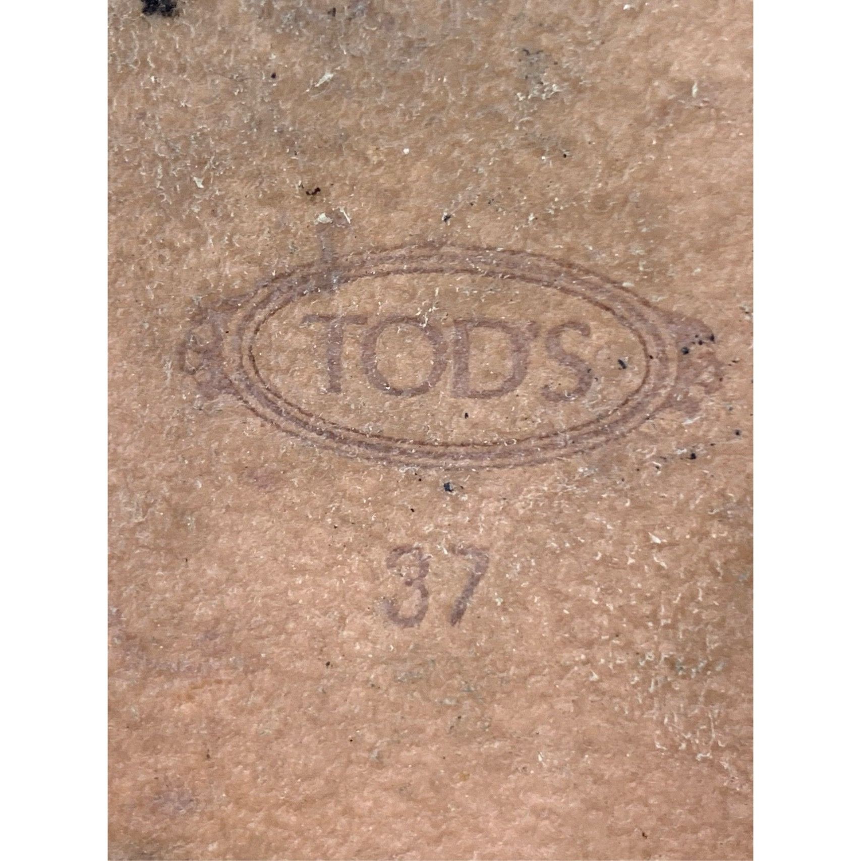 Tod's Tods Womens Ivory Leather Loafers With Silver Buckle Accent Size US 7 / IT 37 - 6 Thumbnail