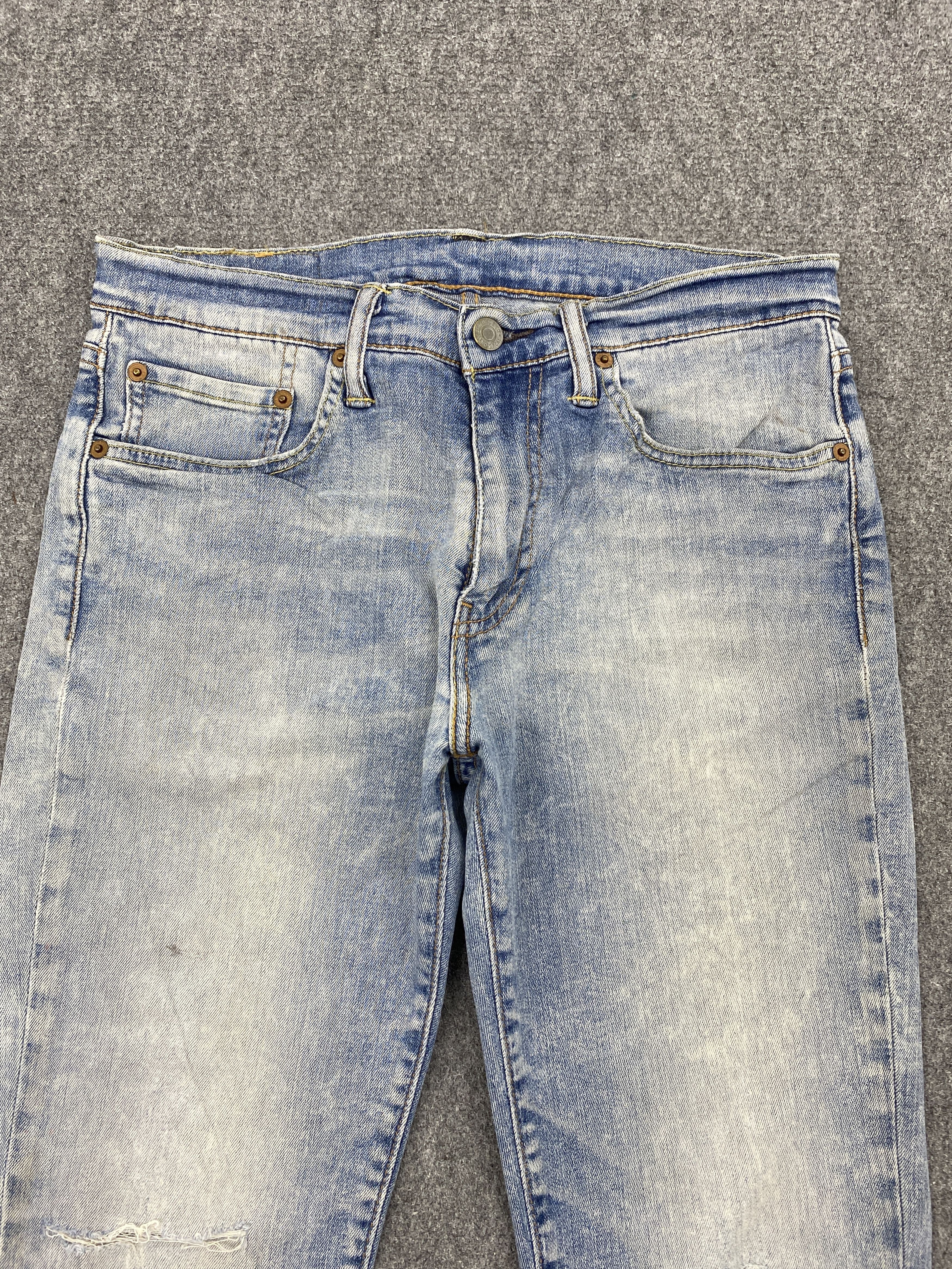 Levi's Faded Blue Vintage Levis 511 Jeans DP2699 Size US 35 - 2 Thumbnail