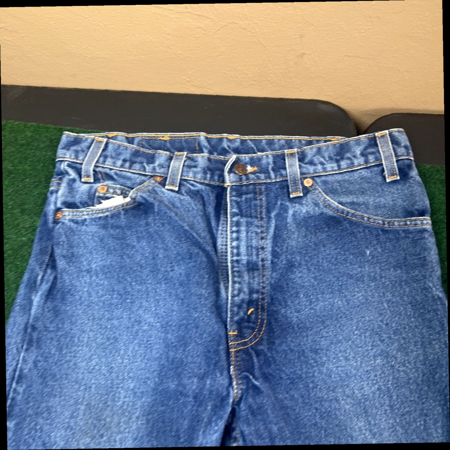 Levi's Vintage 1996 LEVIS 505 Orange-Tab Jeans 33x31 (Tag 34x33) Faded See Photos Size US 33 - 7 Thumbnail