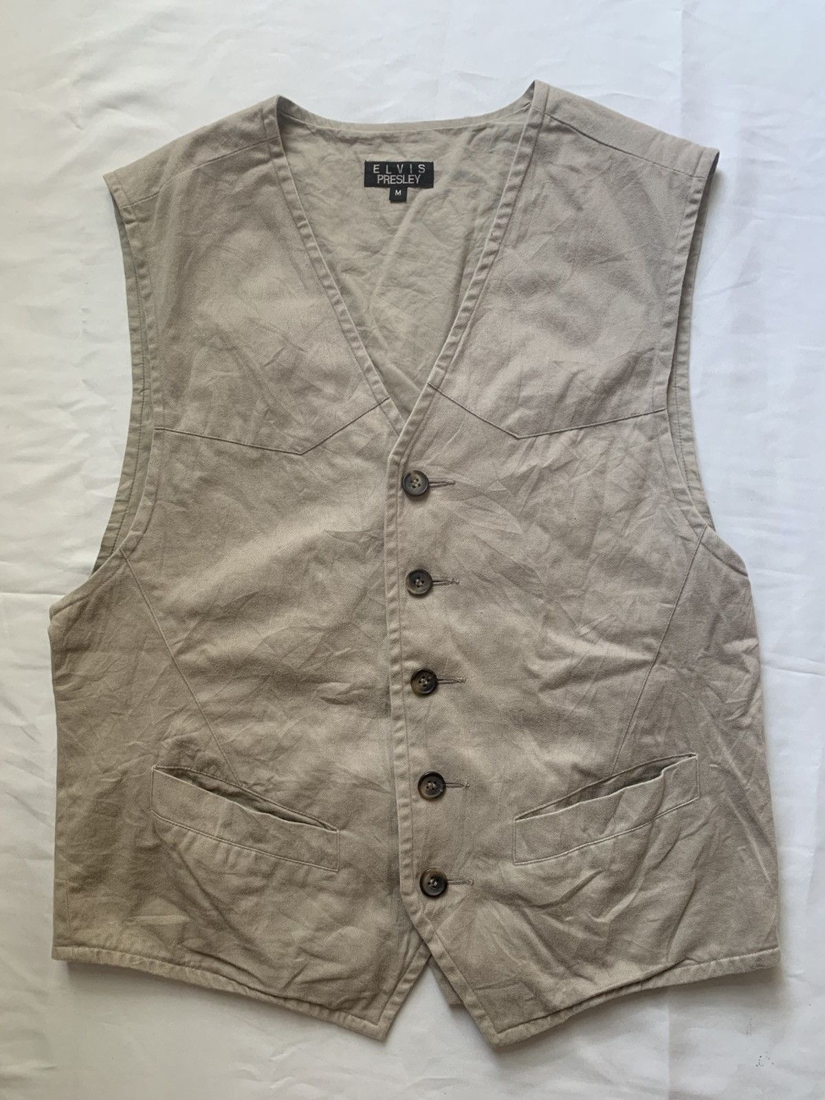 Japanese Brand Vest Elvis Presley Size US M / EU 48-50 / 2 - 1 Thumbnail