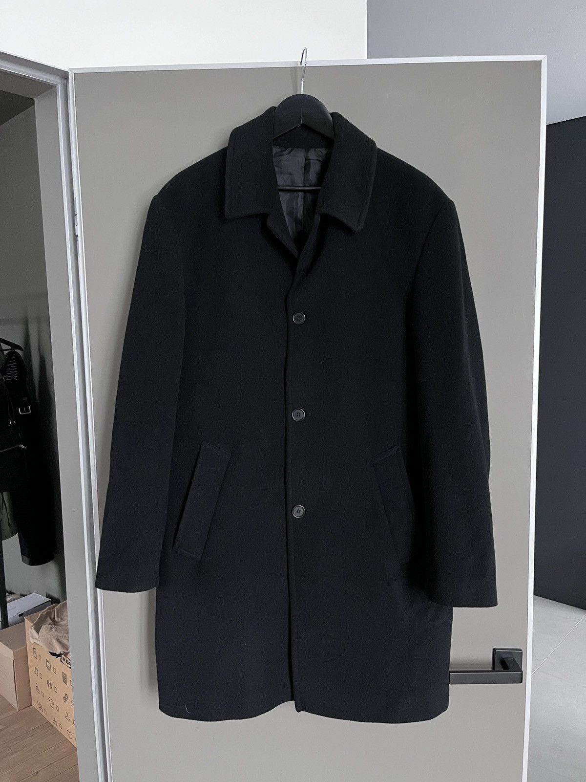 Other Cashmere Vintage Wool Simple Classic Overcoat Size US M / EU 48-50 / 2 - 1 Thumbnail