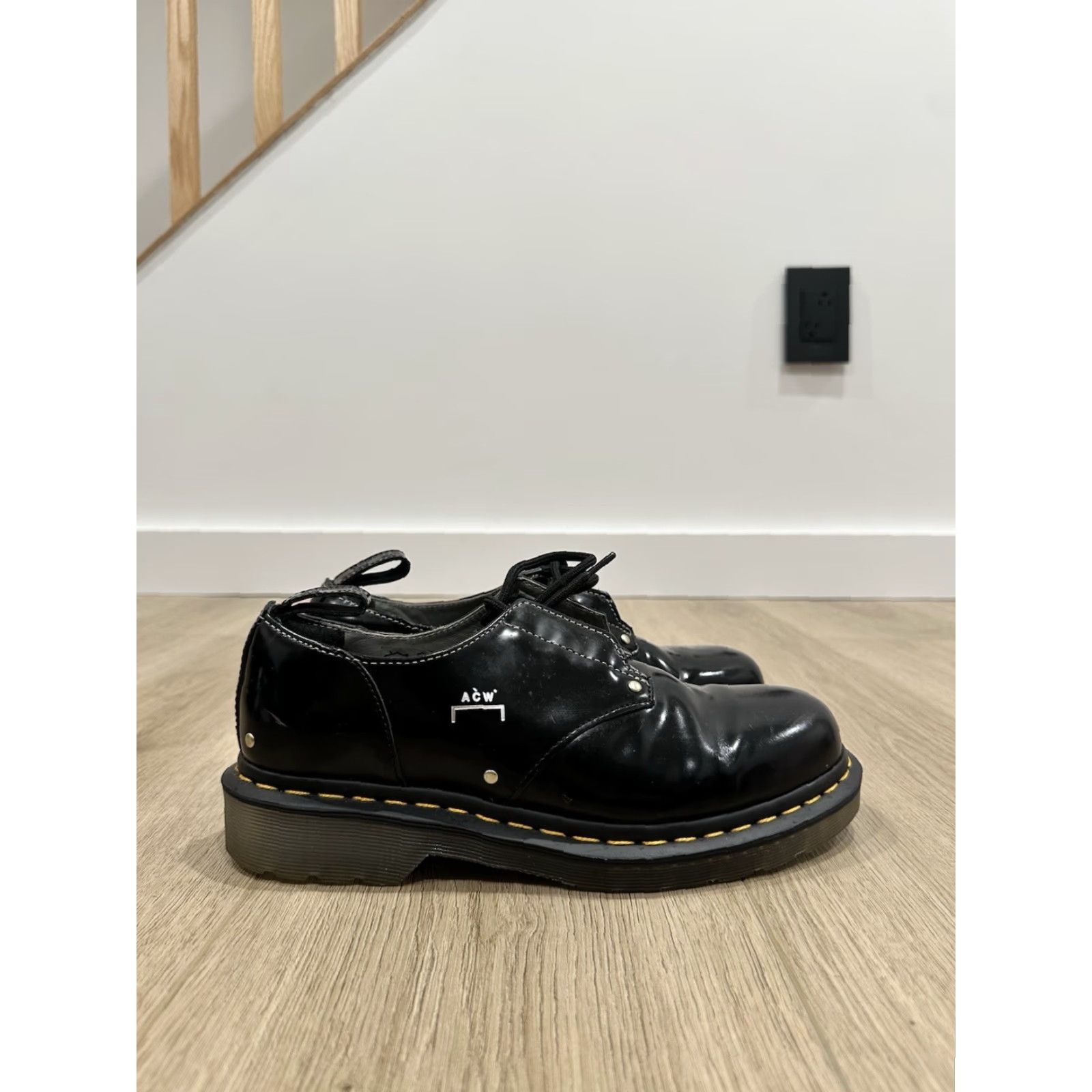Dr. Martens VINTAGE Dr. Martens x AcW Collab Sneaker Unisex Adults UK6 US7 Black 39 7 Mens Womens Boys Girls Size US 7 / EU 40 - 3 Thumbnail