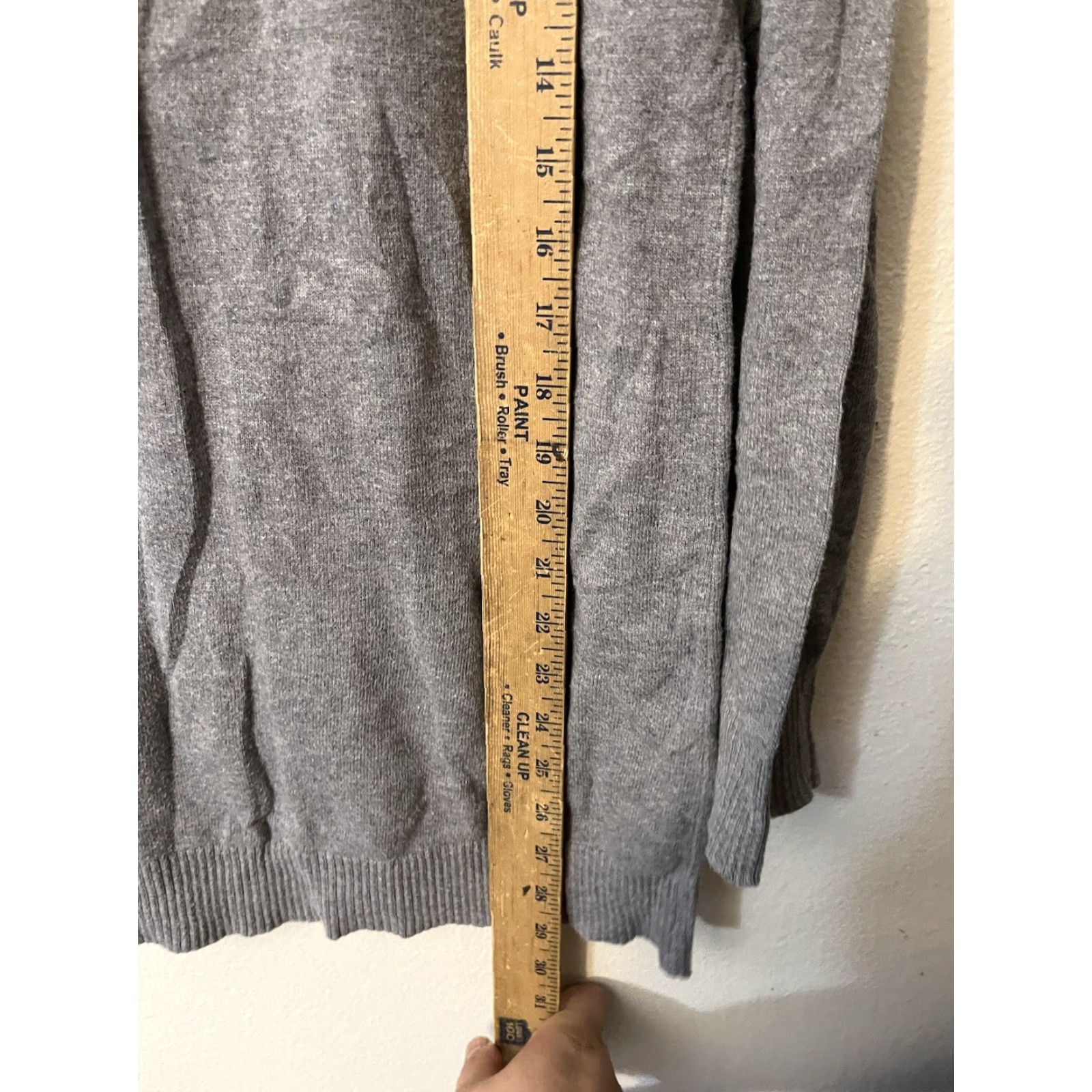 Banana Republic Banana Republic Sweater Cardigan Long Sleeve Womens Size Medium Gray V Neck Size M / US 6-8 / IT 42-44 - 4 Thumbnail