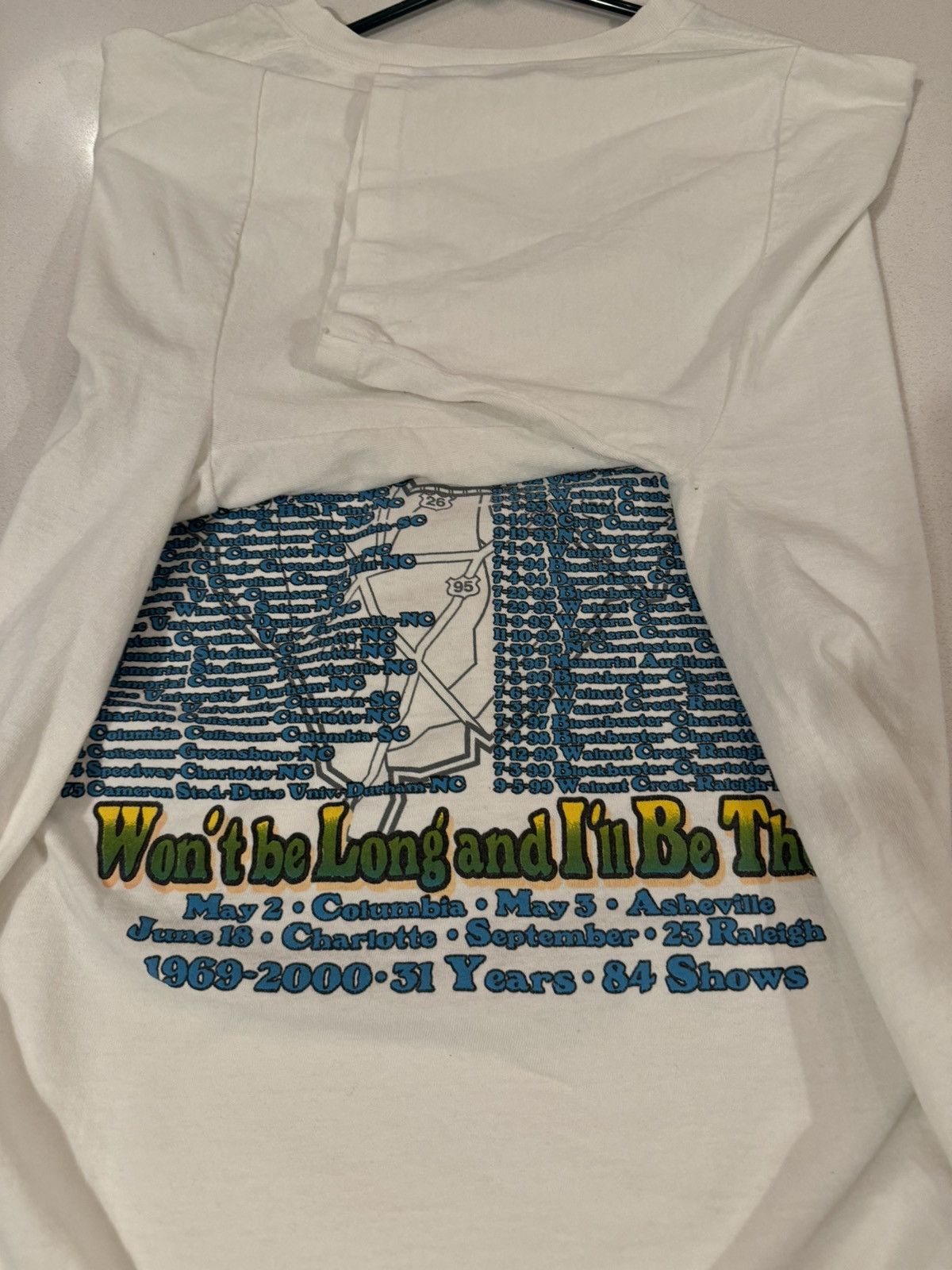 Vintage Vintage 1998 Allman Brothers Band Going To Carolina Size US XL / EU 56 / 4 - 16 Thumbnail