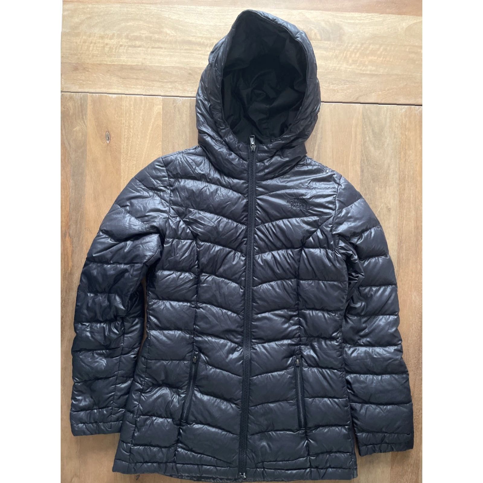 The North Face The North Face Loralei Jacket Womens XS Black Puffer Hooded Down Size XS Regular Fits Winter Casual City Outdoor Ski Snowboard Womens Size XS / US 0-2 / IT 36-38 - 2 Thumbnail