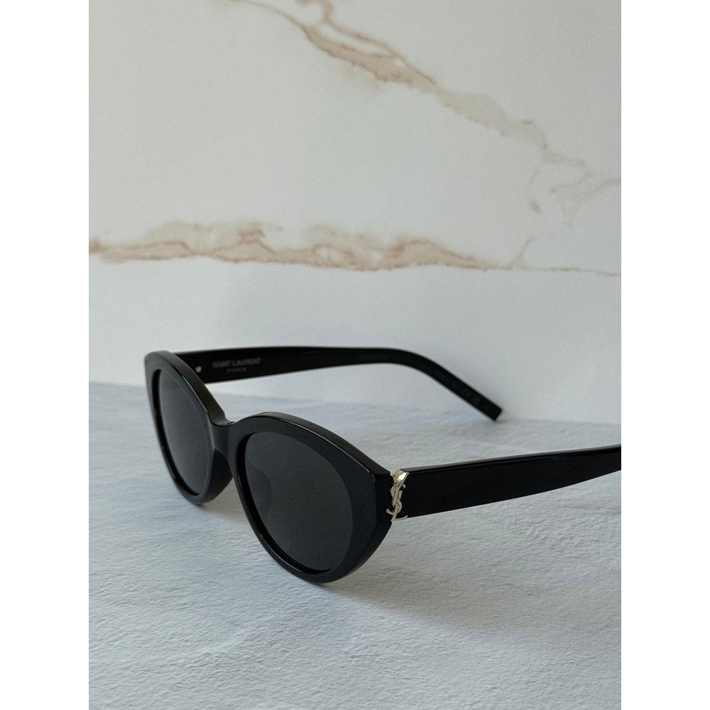 Saint Laurent Paris NEW Saint Laurent SL M148 Sunglasses in Black Size ONE SIZE - 4 Thumbnail