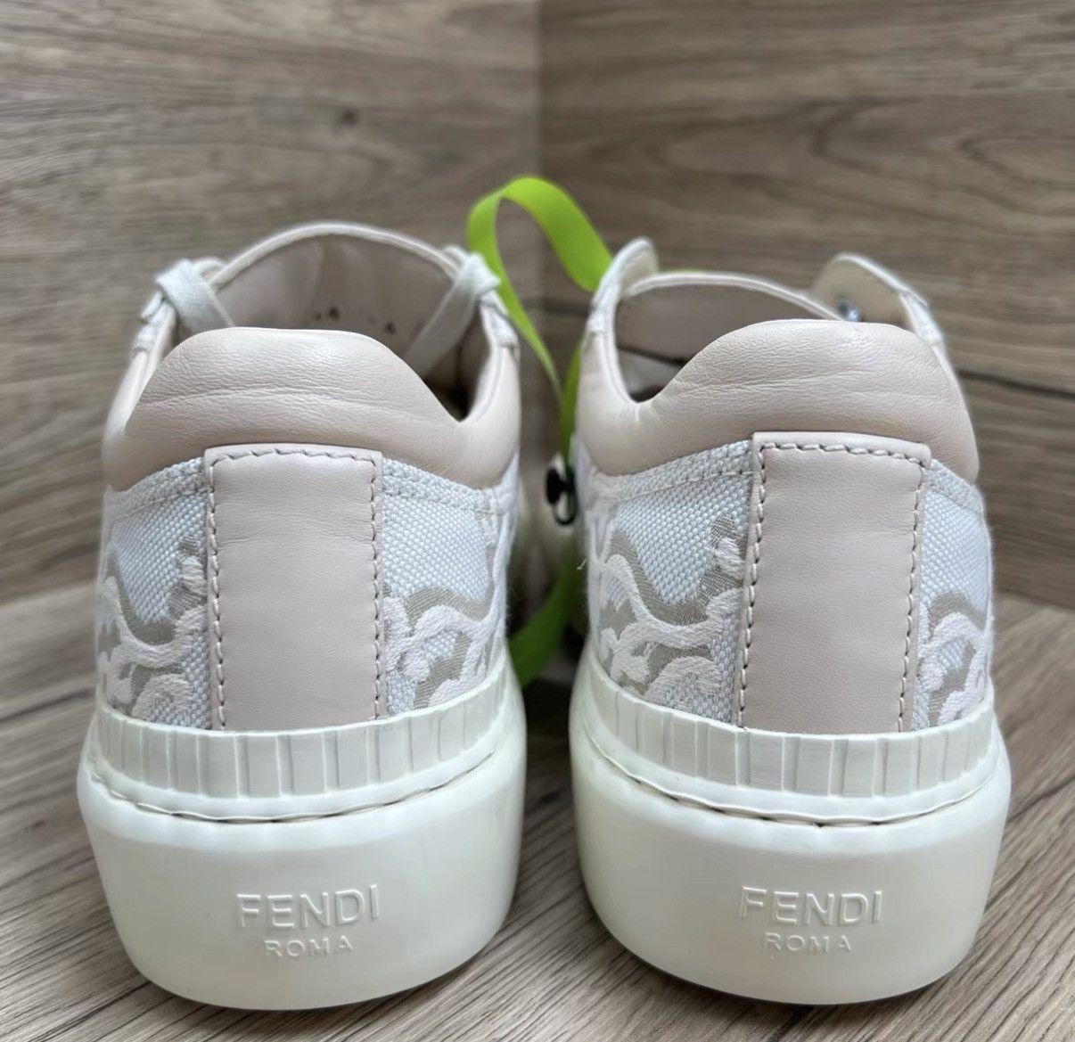 Fendi Fendi Force Beige & White Retro Sneakers J41 Size US 6 / IT 36 - 4 Thumbnail