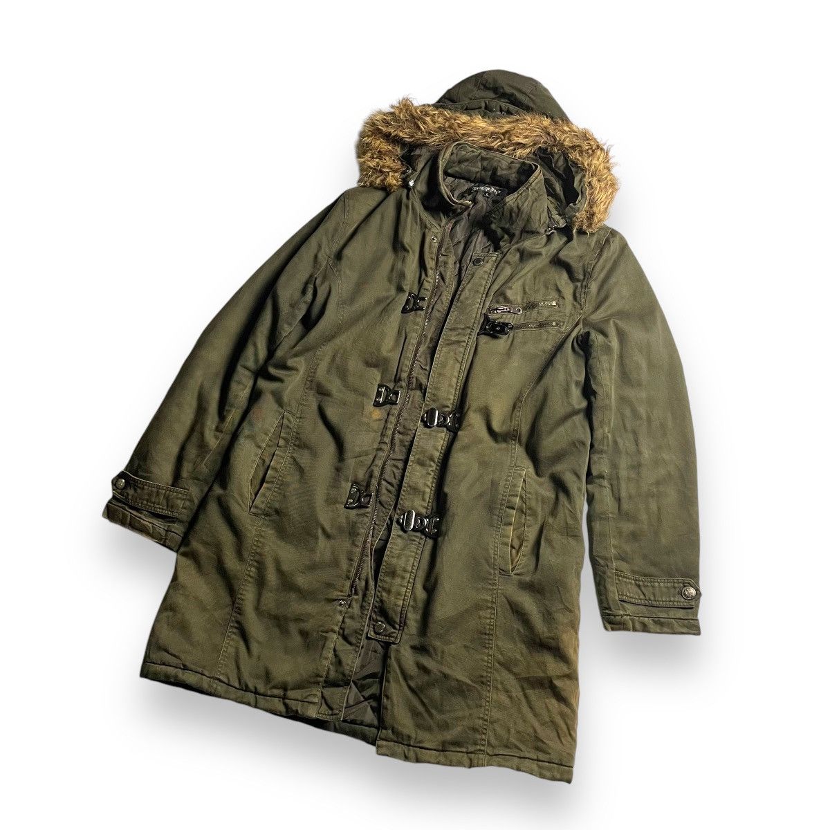 If Six Was Nine × In The Attic × Le Grande Bleu (L.G.B.) 🇯🇵 IN THE ATTIC FUR HOODIE PARKA JACKET Size US L / EU 52-54 / 3 - 13 Thumbnail